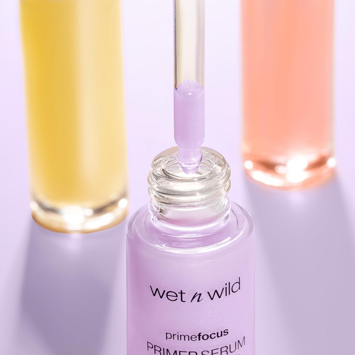 wet n wild Prime Focus Facial Serum Primer Makeup Extending, Hydrating Face Skin Care Product, Reduces Fine Lines And Wrinkles, For Repairing Dry Skin, Retinol Alternative(Purple)