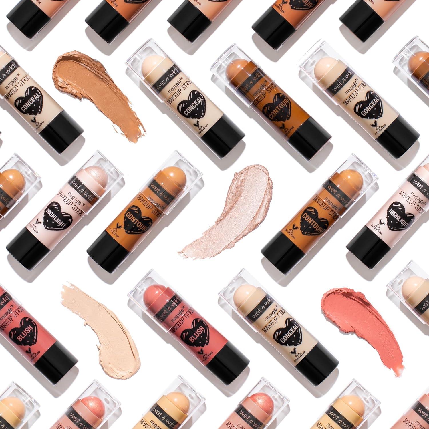 wet n wild MegaGlo Makeup Stick, Buildable Color, Versatile Use, Cruelty-Free & Vegan – Where’s Walnut(Desert Sands)