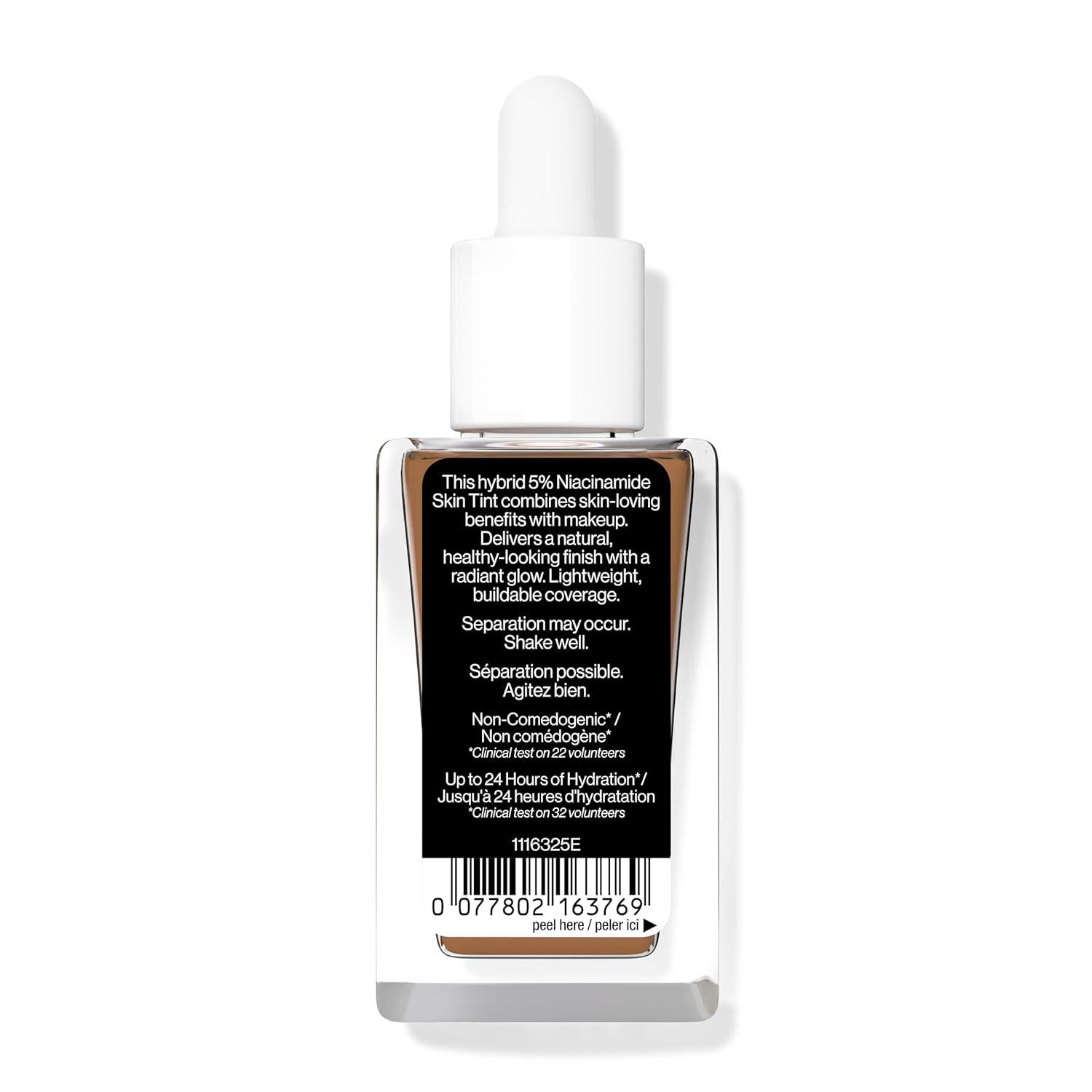 wet n wild Bare Focus Skin Tint, 5% Niacinamide Enriched, Buildable Sheer Lightweight Coverage, Natural Radiant Finish, Hyaluronic & Vitamin Hydration Boost, Cruelty-Free & Vegan – Fair Beige(Deep)