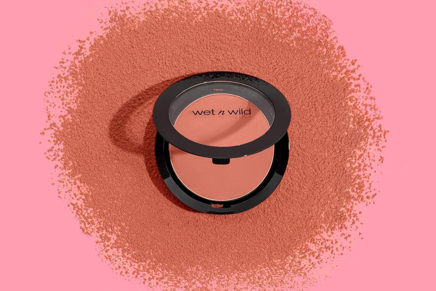 wet n wild Color Icon Blush, Effortless Matte Natural Sheer Glow & Seamless Blend, Luxuriously Infused Smooth Jojoba Oil, Cruelty-Free & Vegan – Pinch Me Pink(Pink Mellow Wine)