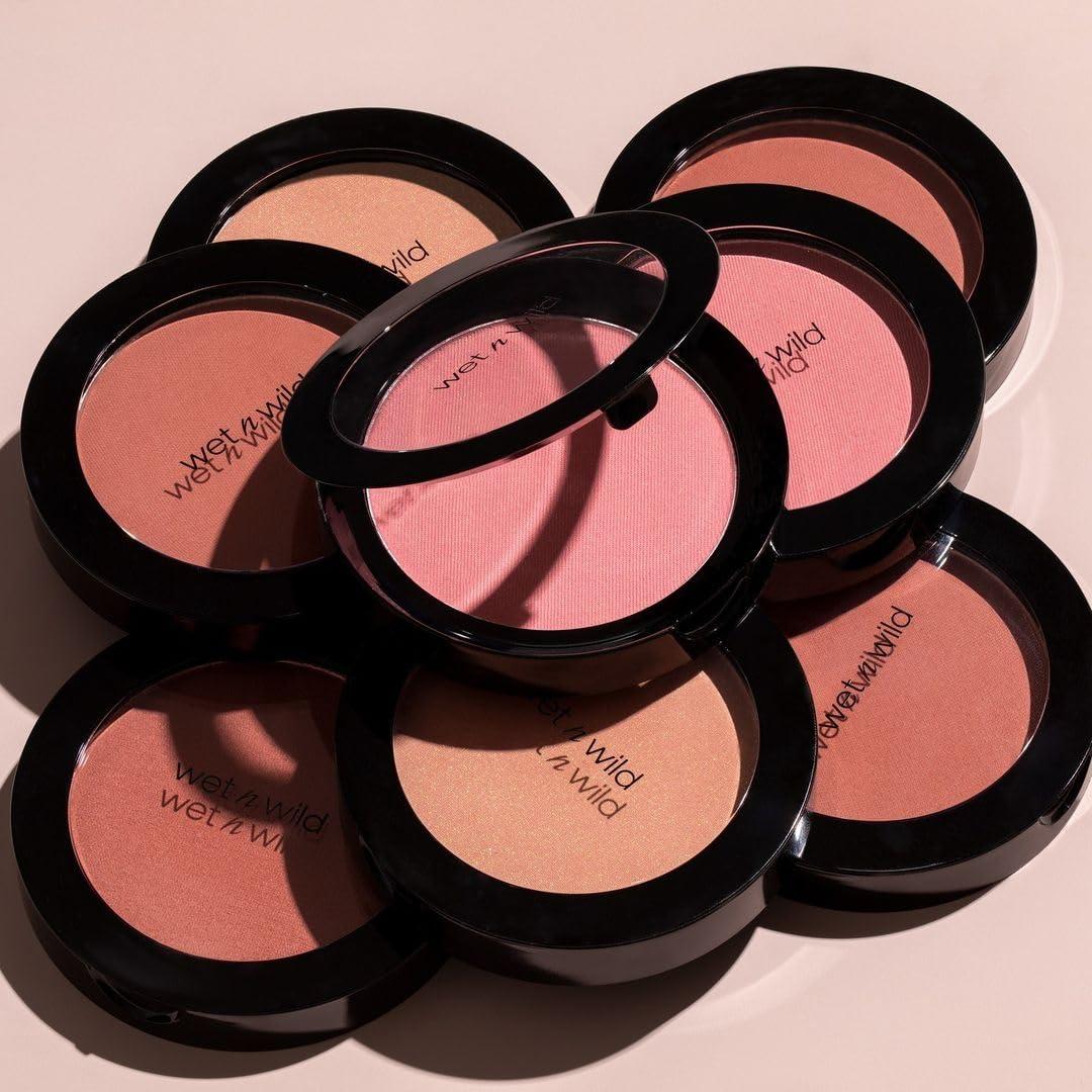 wet n wild Color Icon Blush, Effortless Matte Natural Sheer Glow & Seamless Blend, Luxuriously Infused Smooth Jojoba Oil, Cruelty-Free & Vegan – Pinch Me Pink(Pink Mellow Wine)