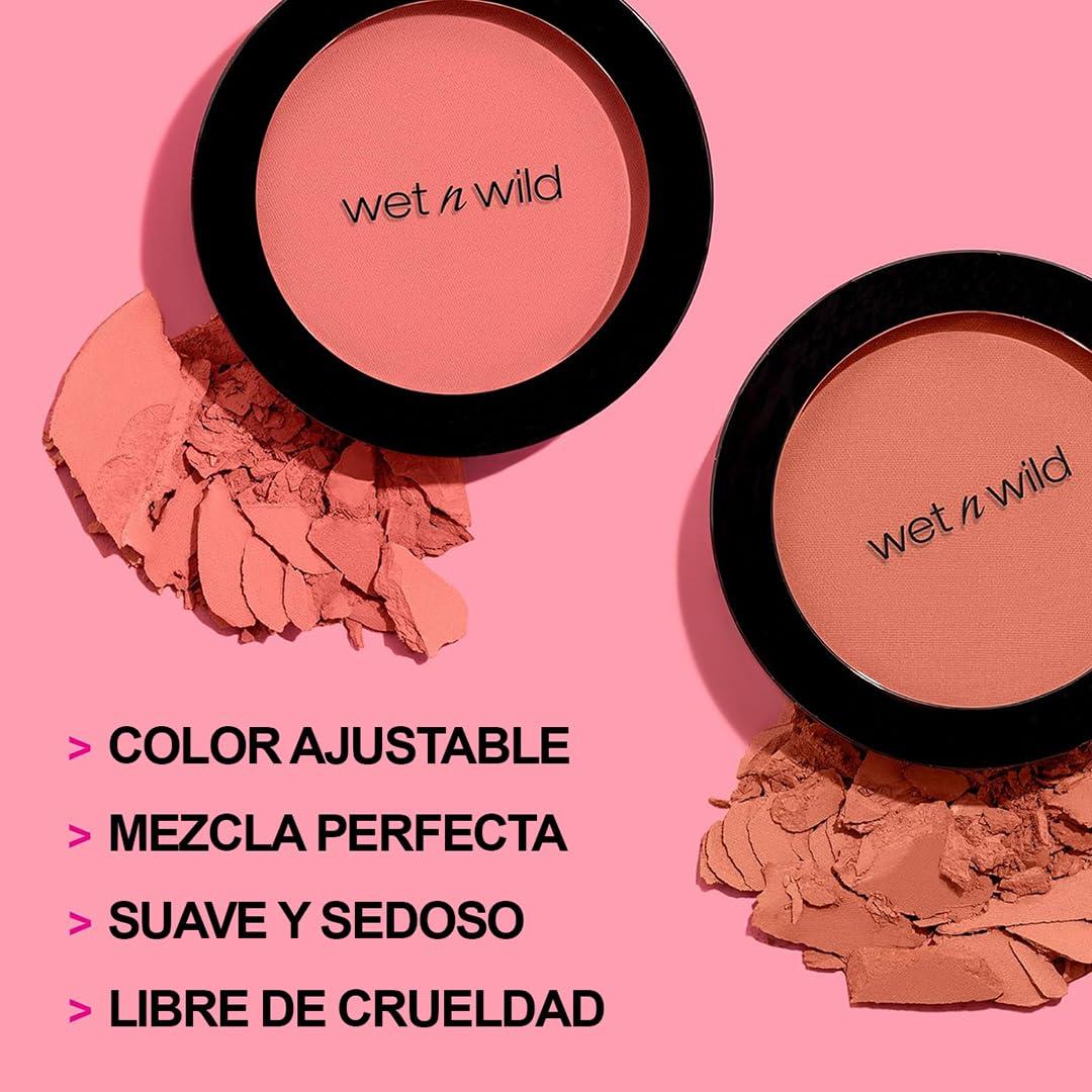 wet n wild Color Icon Blush, Effortless Matte Natural Sheer Glow & Seamless Blend, Luxuriously Infused Smooth Jojoba Oil, Cruelty-Free & Vegan – Pinch Me Pink(Pink Mellow Wine)