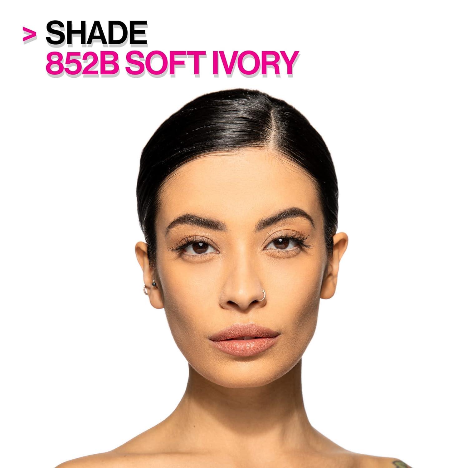 wet n wild Photo Focus Matte Foundation Stick Makeup, Shell Ivory | Vegan & Cruelty-Free(Soft Ivory)