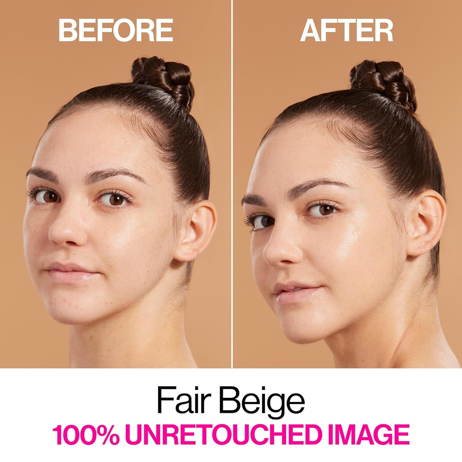 wet n wild Bare Focus Skin Tint, 5% Niacinamide Enriched, Buildable Sheer Lightweight Coverage, Natural Radiant Finish, Hyaluronic & Vitamin Hydration Boost, Cruelty-Free & Vegan – Fair Beige(Fair Beige)