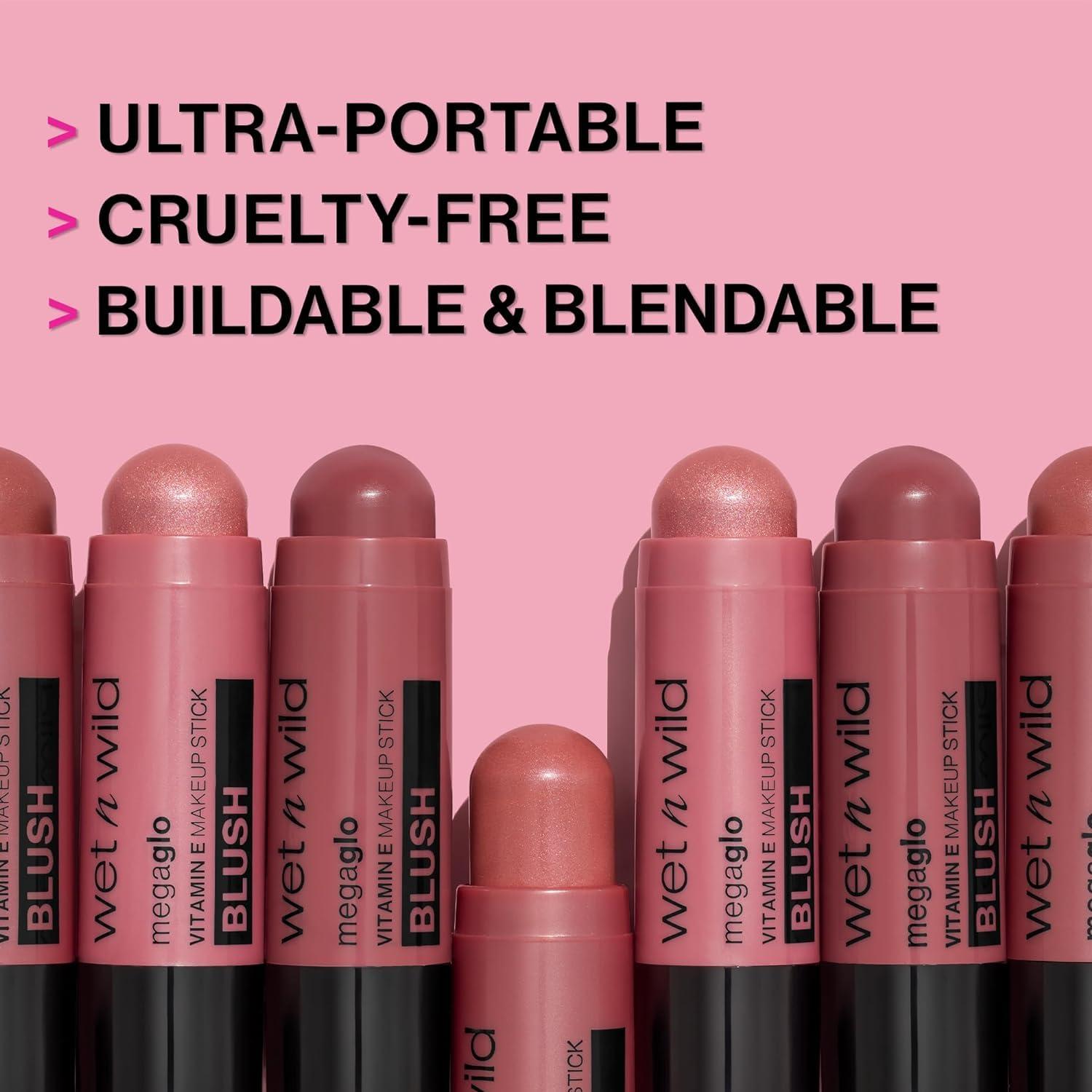 wet n wild MegaGlo Makeup Stick, Buildable Color, Versatile Use, Cruelty-Free & Vegan – Where’s Walnut(Say It Ain’t Rose)