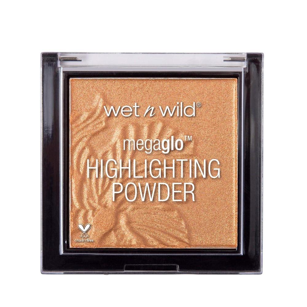wet n wild MegaGlo Highlighting Powder Warm Gold Golden Flower Crown(Awesome Blossom)