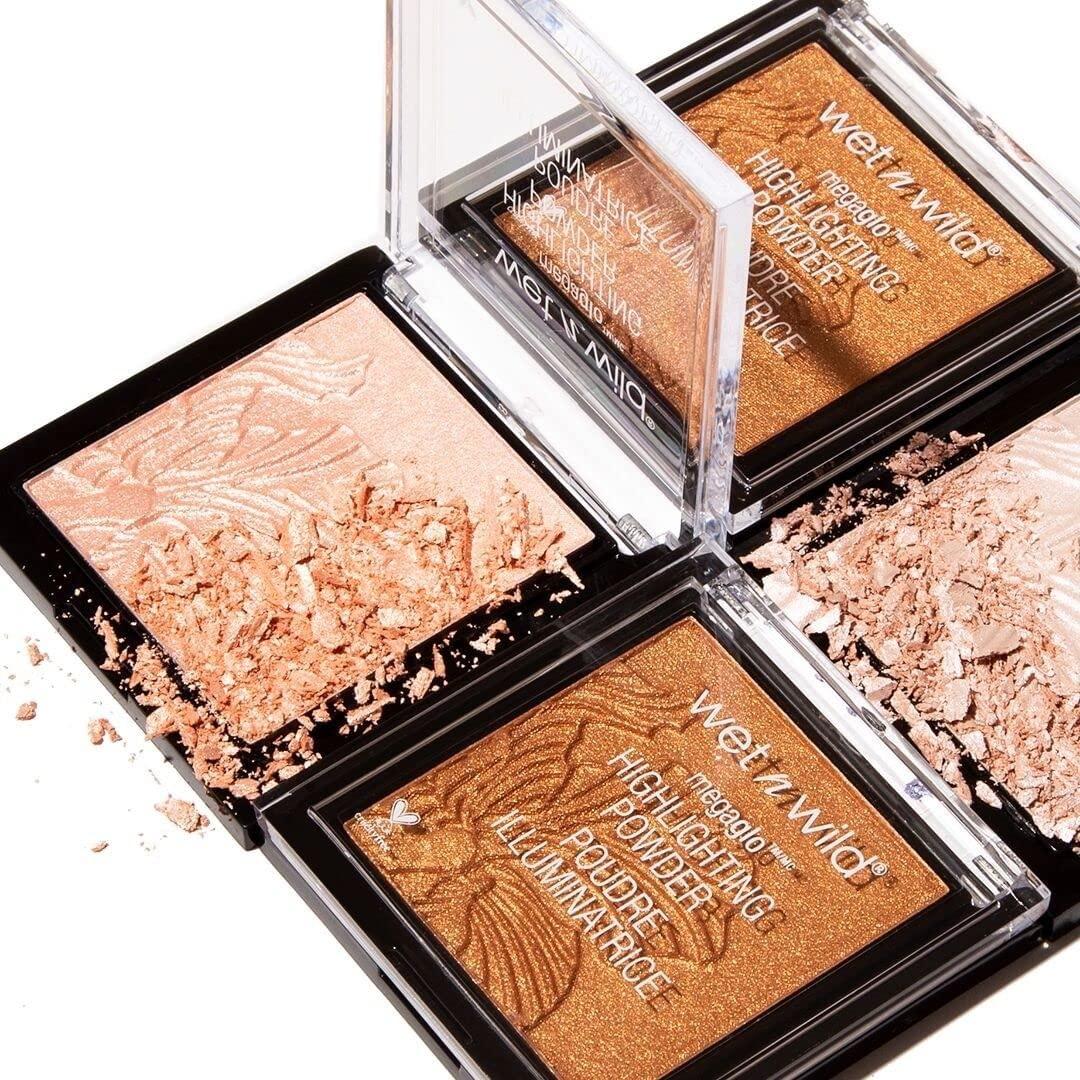 wet n wild MegaGlo Highlighting Powder Warm Gold Golden Flower Crown(Awesome Blossom)