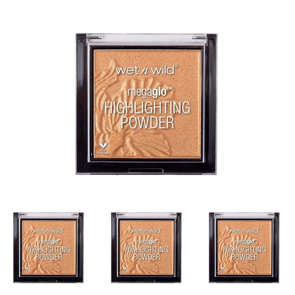 wet n wild MegaGlo Highlighting Powder Warm Gold Golden Flower Crown(Awesome Blossom)