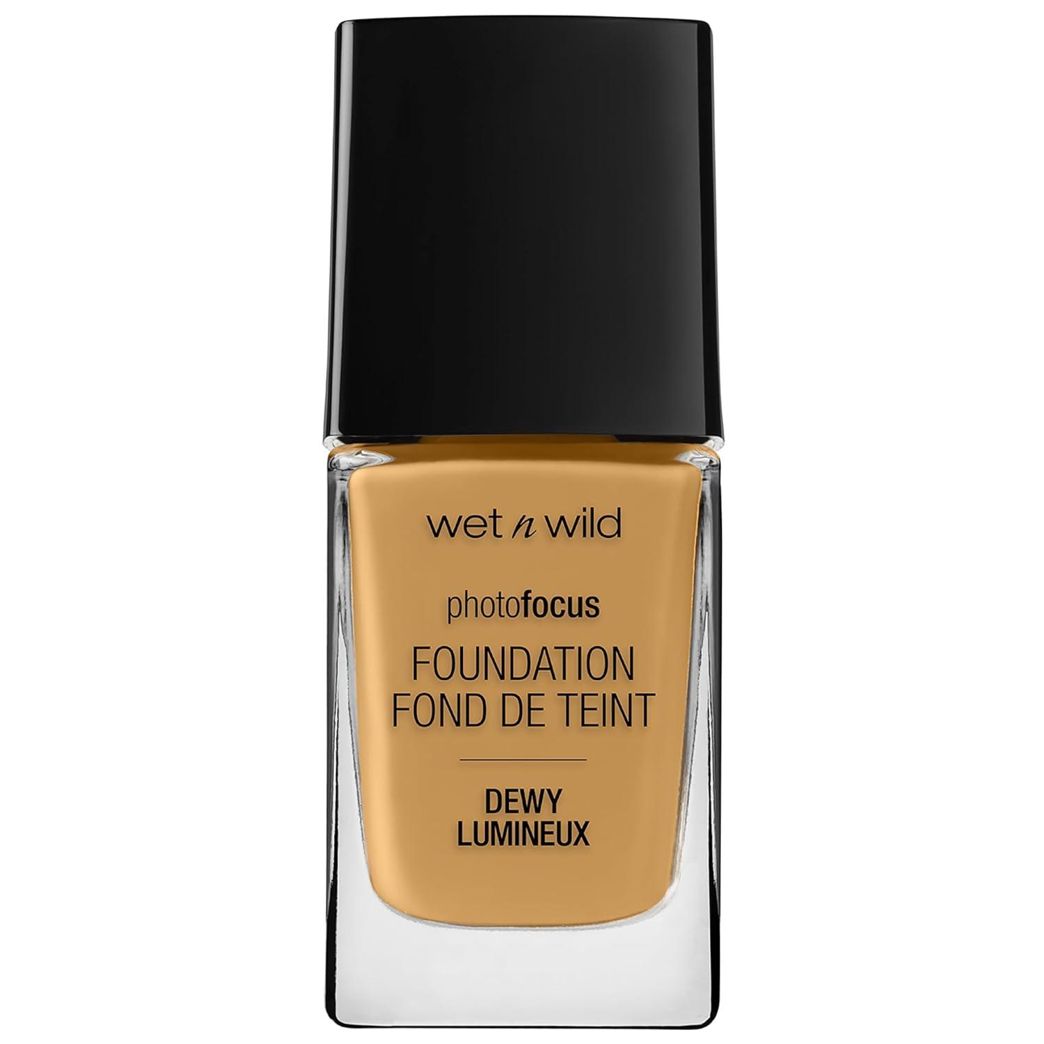 wet n wild Photo Focus Dewy Liquid Foundation Makeup, Soft Beige (Packaging May vary)(Caramel)