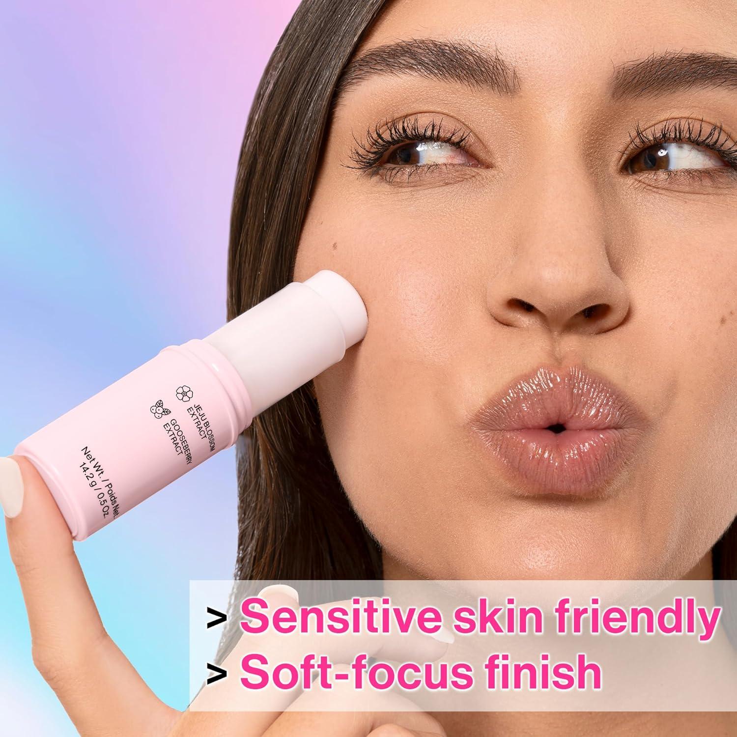 wet n wild Impossible Primer Stick, Enriched with Gooseberry & Jeju Blossom for a Brightening Durable Makeup Base, Vegan & Cruelty-Free(Off White)