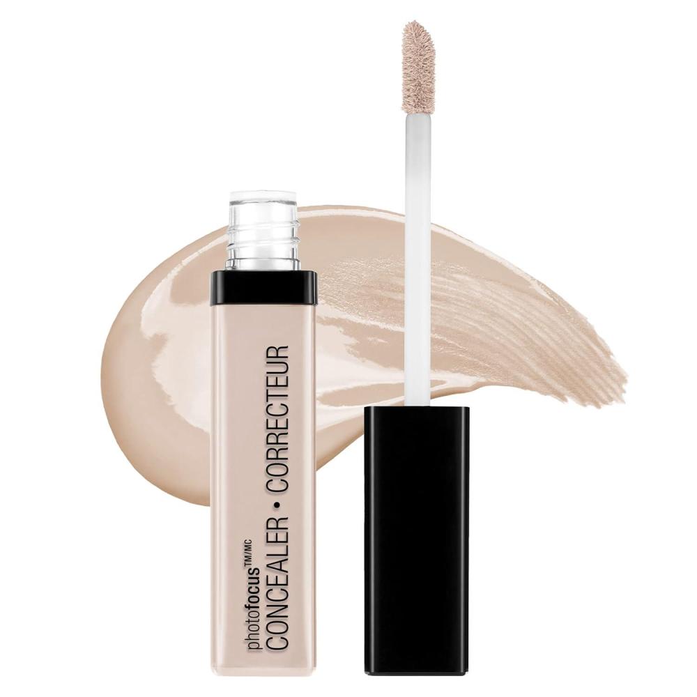 wet n wild Photo Focus Concealer, Light Honey, Under Eyes, Makeup, Blemish, Full Coverage, Lightweight(Fair Neutral)