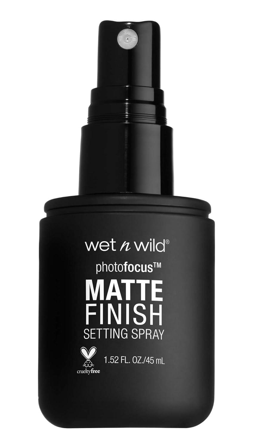 Wet n Wild Photo Focus Matte Finish Setting Mist, Matte – clear(Matte Appeal)
