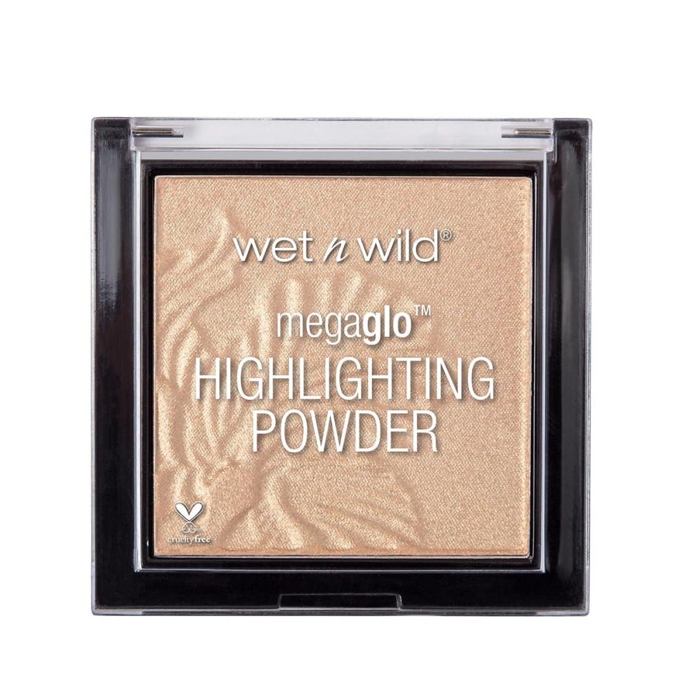 wet n wild MegaGlo Highlighting Powder Warm Gold Golden Flower Crown(Golden Flower Crown)