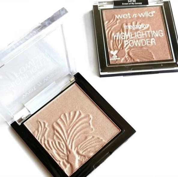 wet n wild MegaGlo Highlighting Powder Warm Gold Golden Flower Crown(Golden Flower Crown)