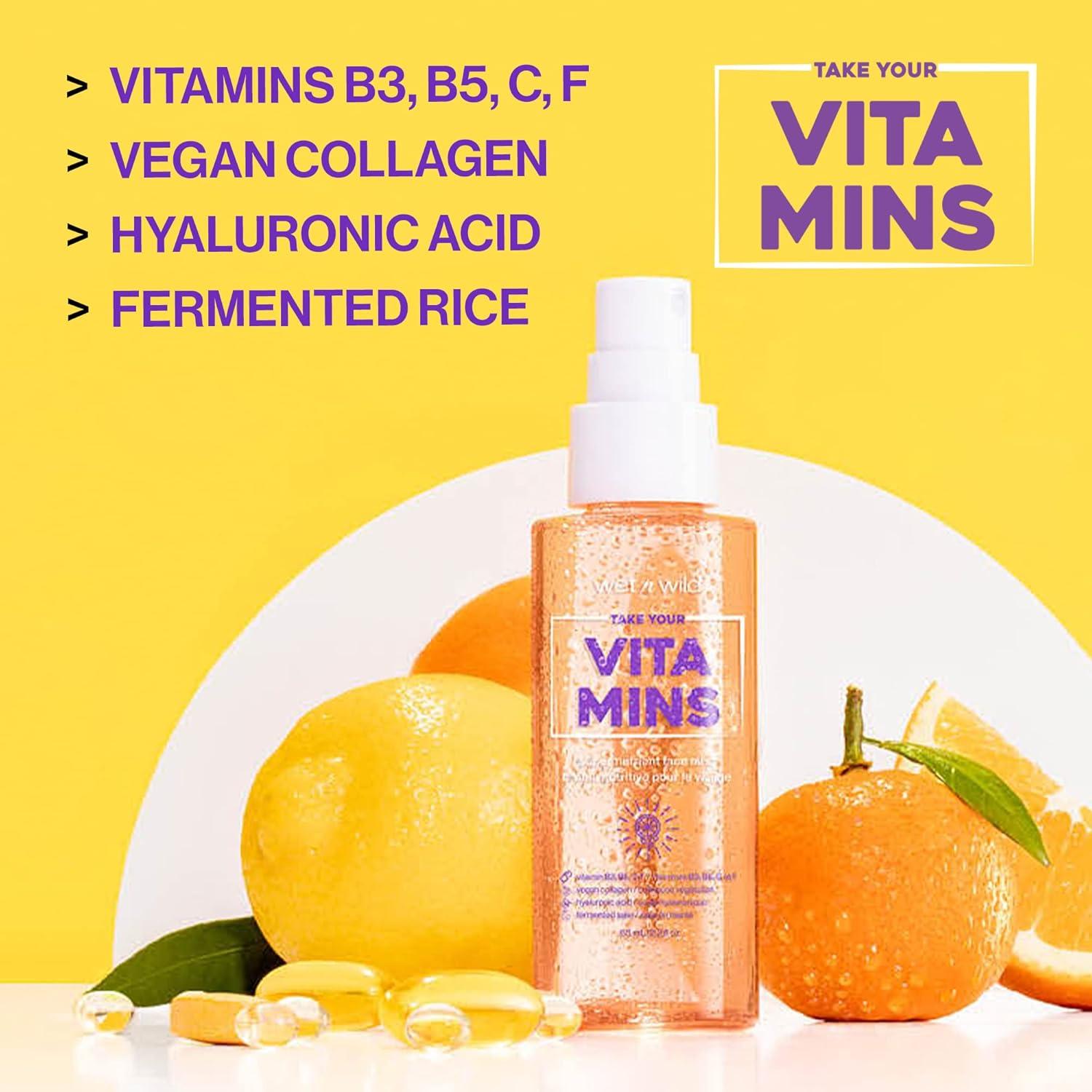 wet n wild Take Your Vitamins Super Nutrient Face Mist Clear Take Your Vitamins 1114736