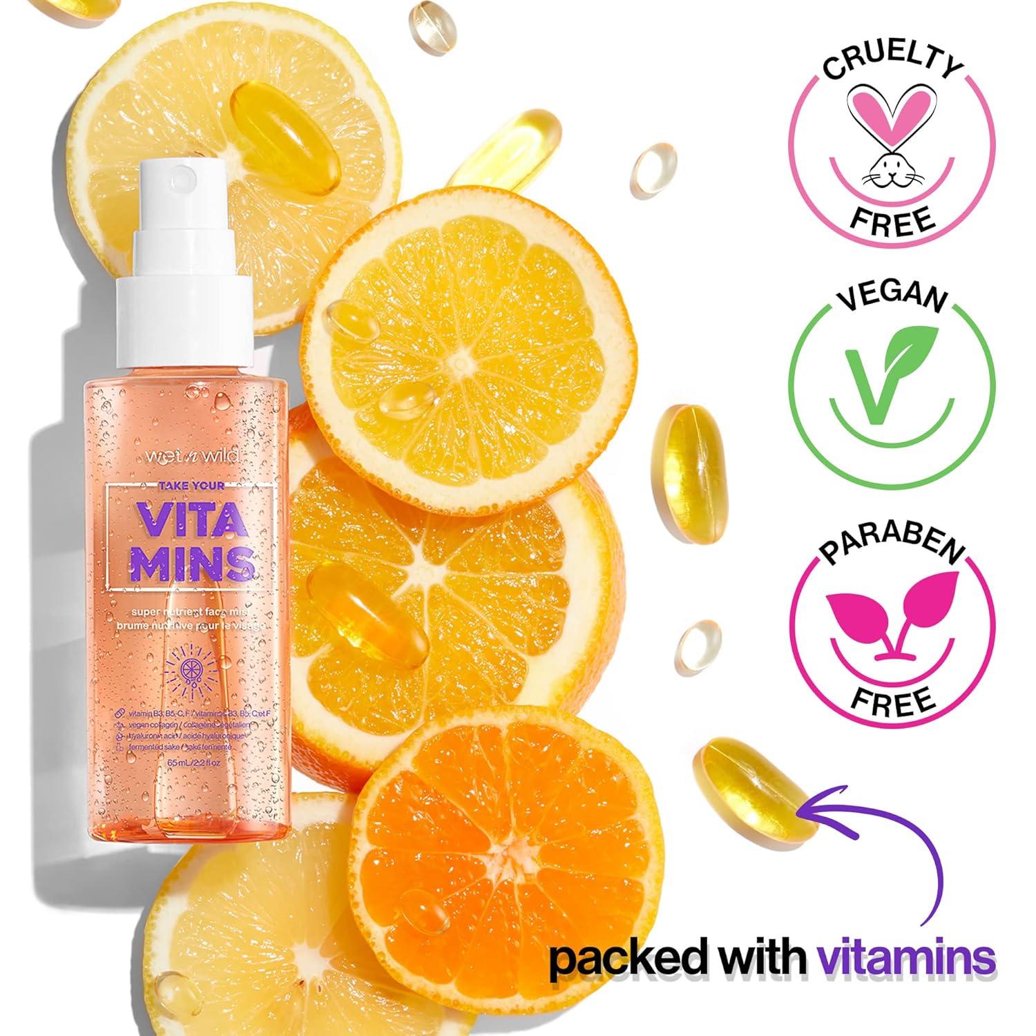 wet n wild Take Your Vitamins Super Nutrient Face Mist Clear Take Your Vitamins 1114736