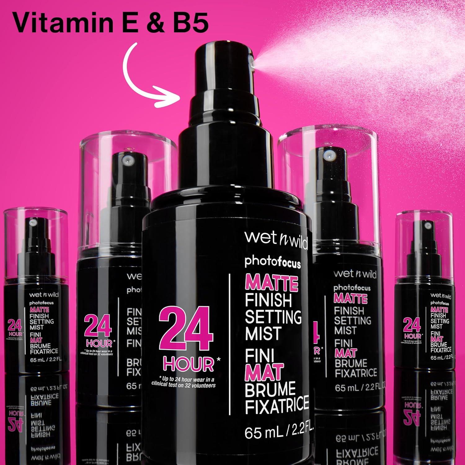 Wet n Wild Photo Focus Matte Finish Setting Mist, Matte – clear(Matte Finish)