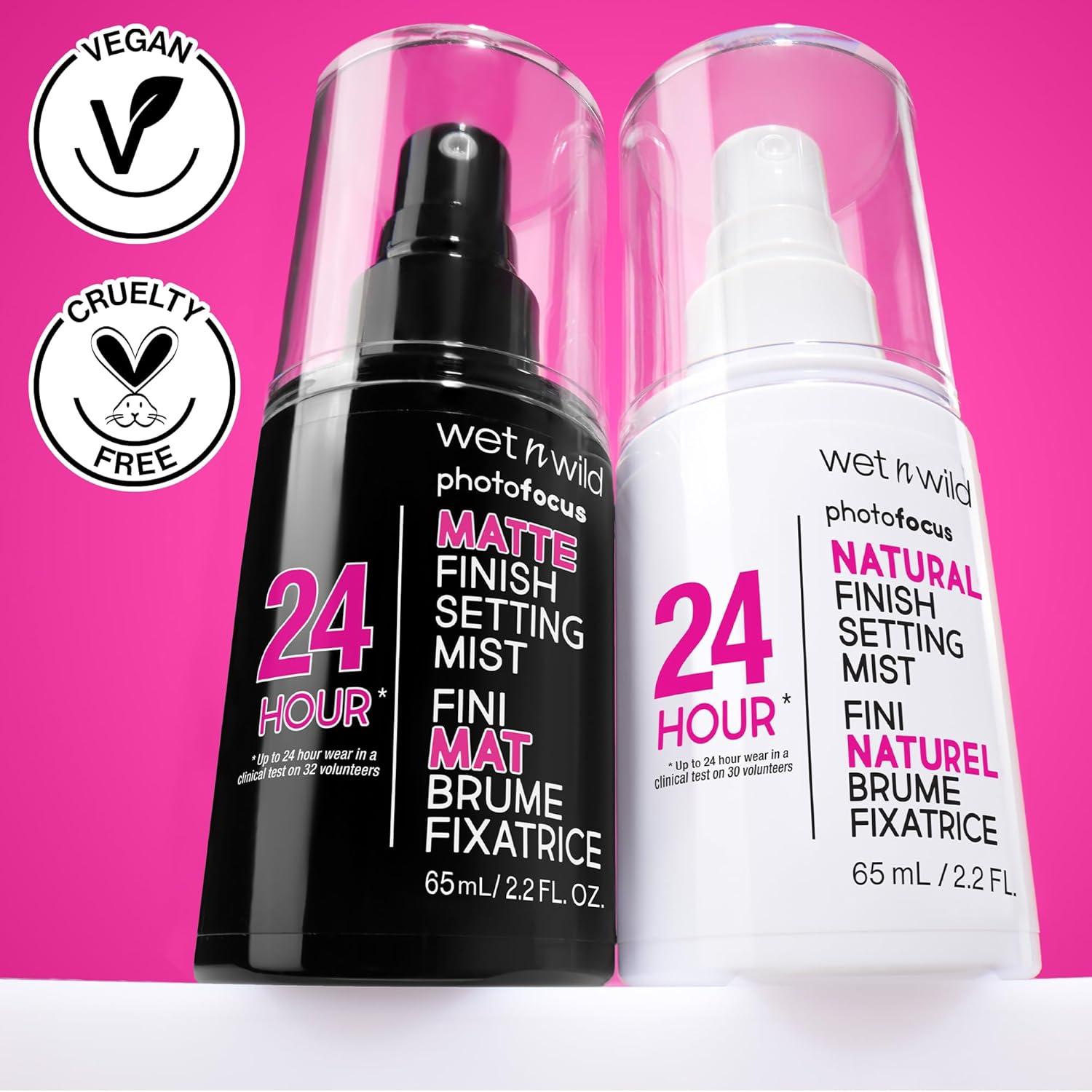 Wet n Wild Photo Focus Matte Finish Setting Mist, Matte – clear(Matte Finish)