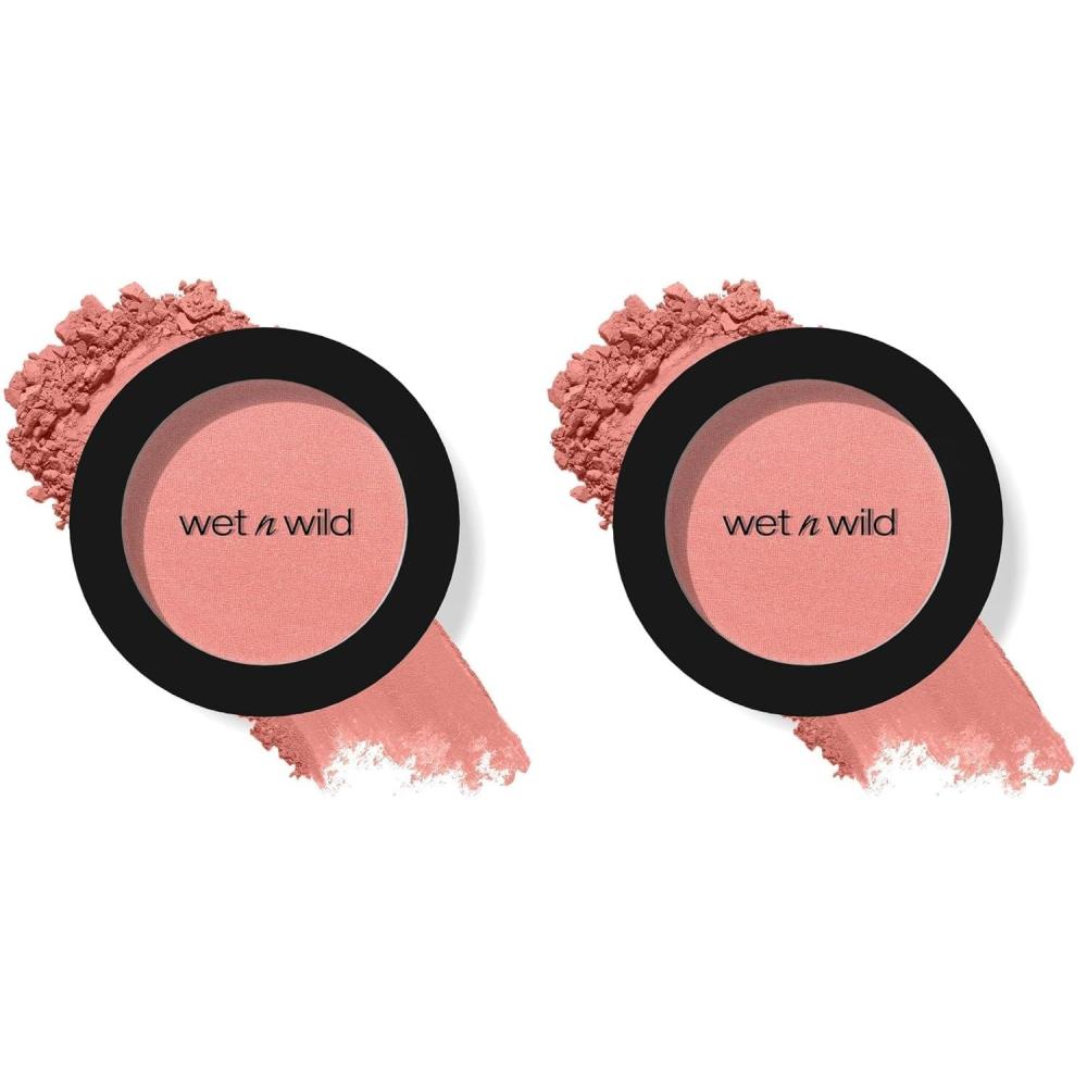 wet n wild Color Icon Blush, Effortless Matte Natural Sheer Glow & Seamless Blend, Luxuriously Infused Smooth Jojoba Oil, Cruelty-Free & Vegan – Pinch Me Pink(Pinch Me Pink(Packaged))