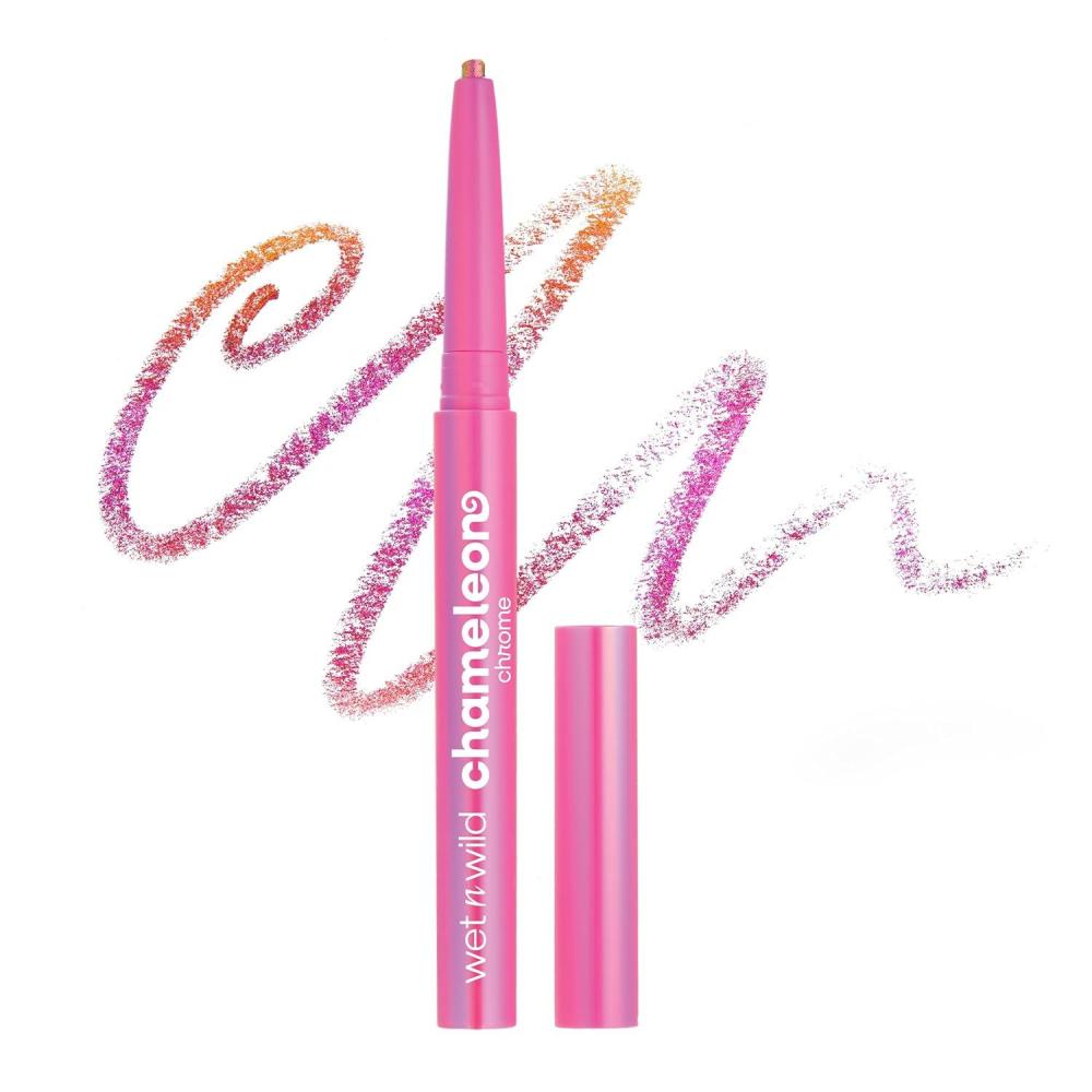 wet n wild Chameleon Chrome Eyeliner, Waterproof and Smudge-Proof, Multichrome Color Shift, Long-Lasting 18-Hour Wear, Cruelty-Free & Vegan – Planet Disco(Planet Disco)