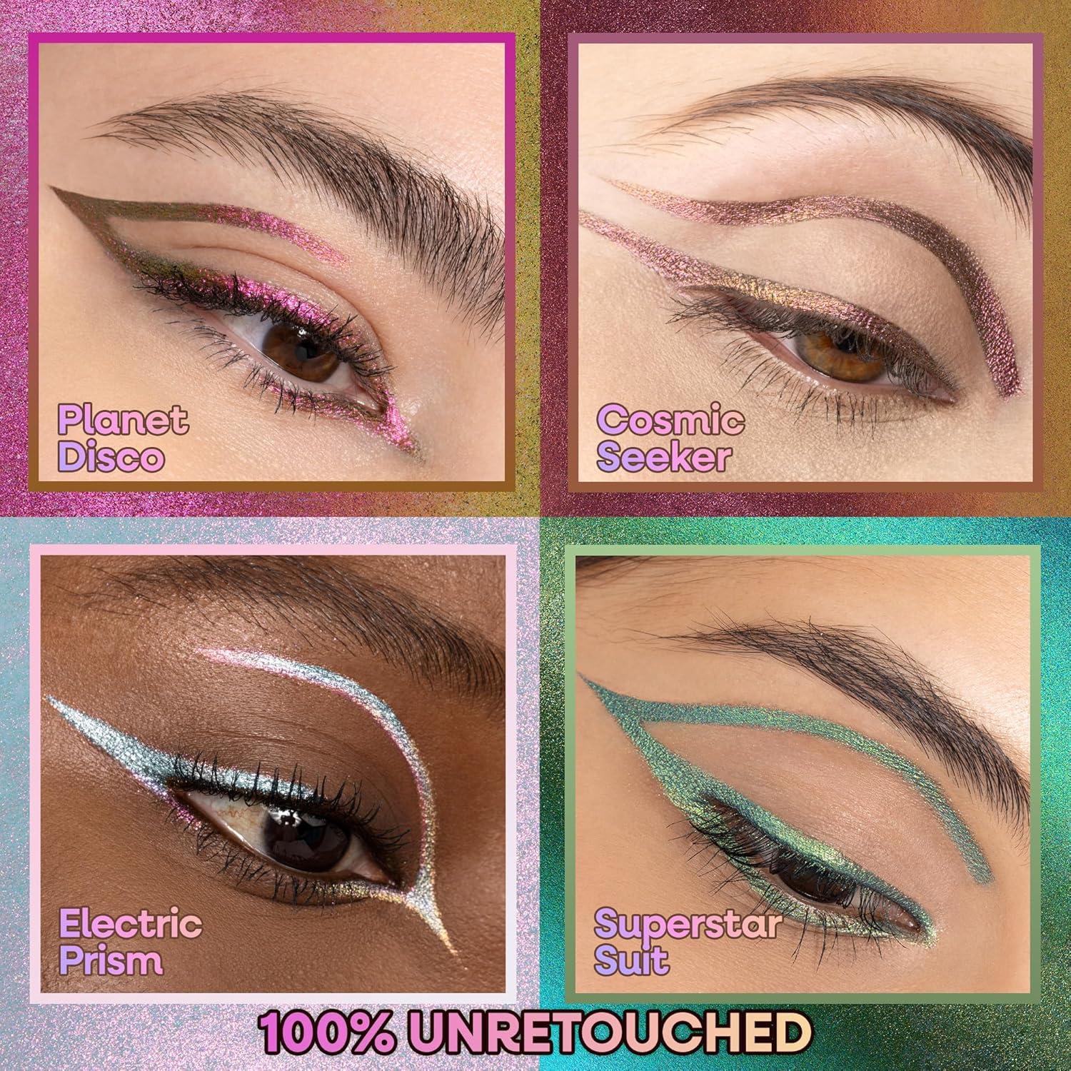 wet n wild Chameleon Chrome Eyeliner, Waterproof and Smudge-Proof, Multichrome Color Shift, Long-Lasting 18-Hour Wear, Cruelty-Free & Vegan – Planet Disco(Cosmic Seeker)