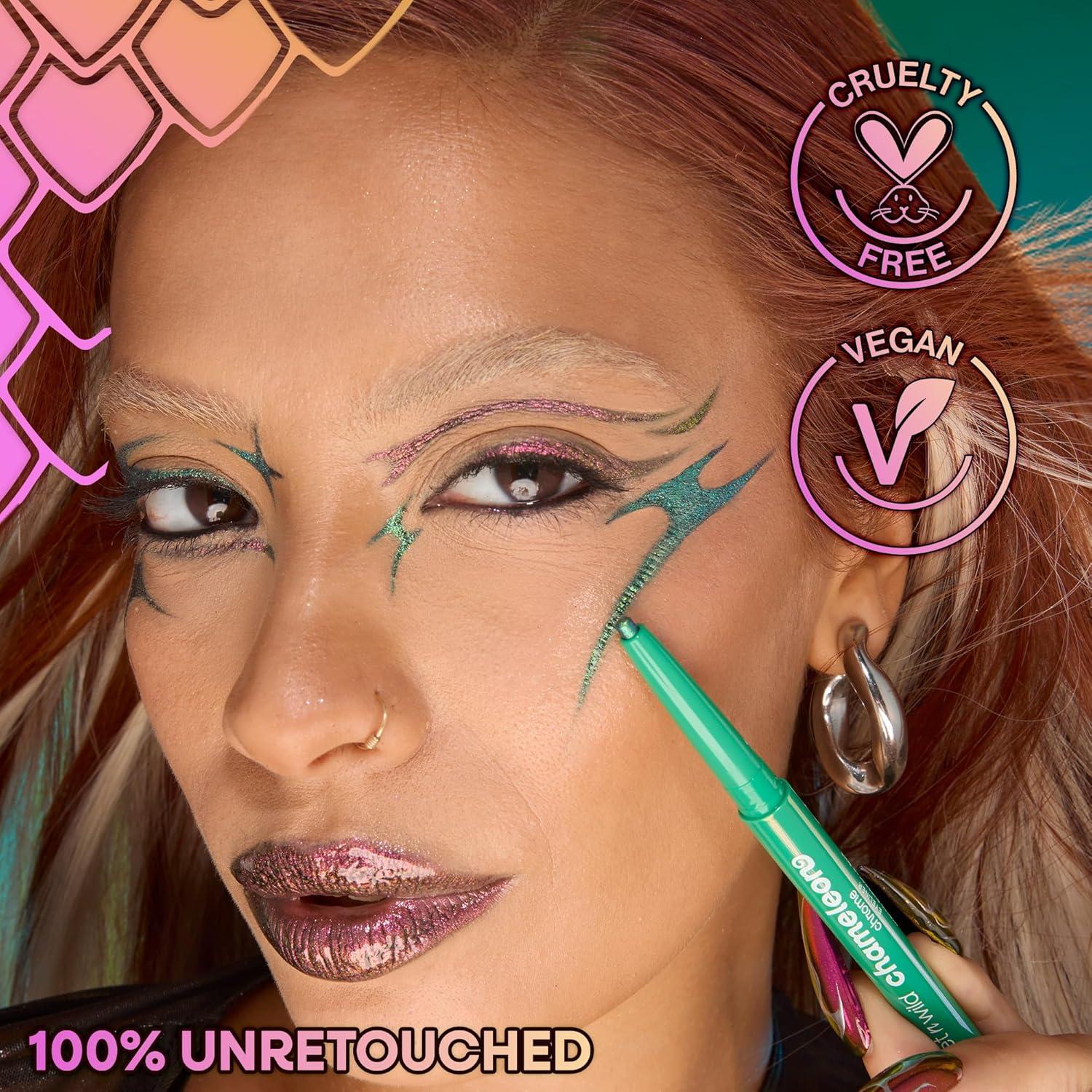 wet n wild Chameleon Chrome Eyeliner, Waterproof and Smudge-Proof, Multichrome Color Shift, Long-Lasting 18-Hour Wear, Cruelty-Free & Vegan – Planet Disco(Cosmic Seeker)