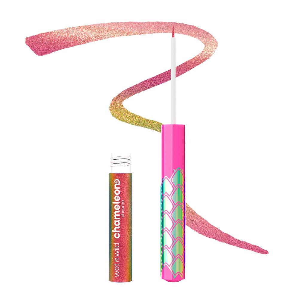 wet n wild Chameleon Chrome Eyeliner, Waterproof and Smudge-Proof, Multichrome Color Shift, Long-Lasting 18-Hour Wear, Cruelty-Free & Vegan – Planet Disco(Galaxy Dancer)