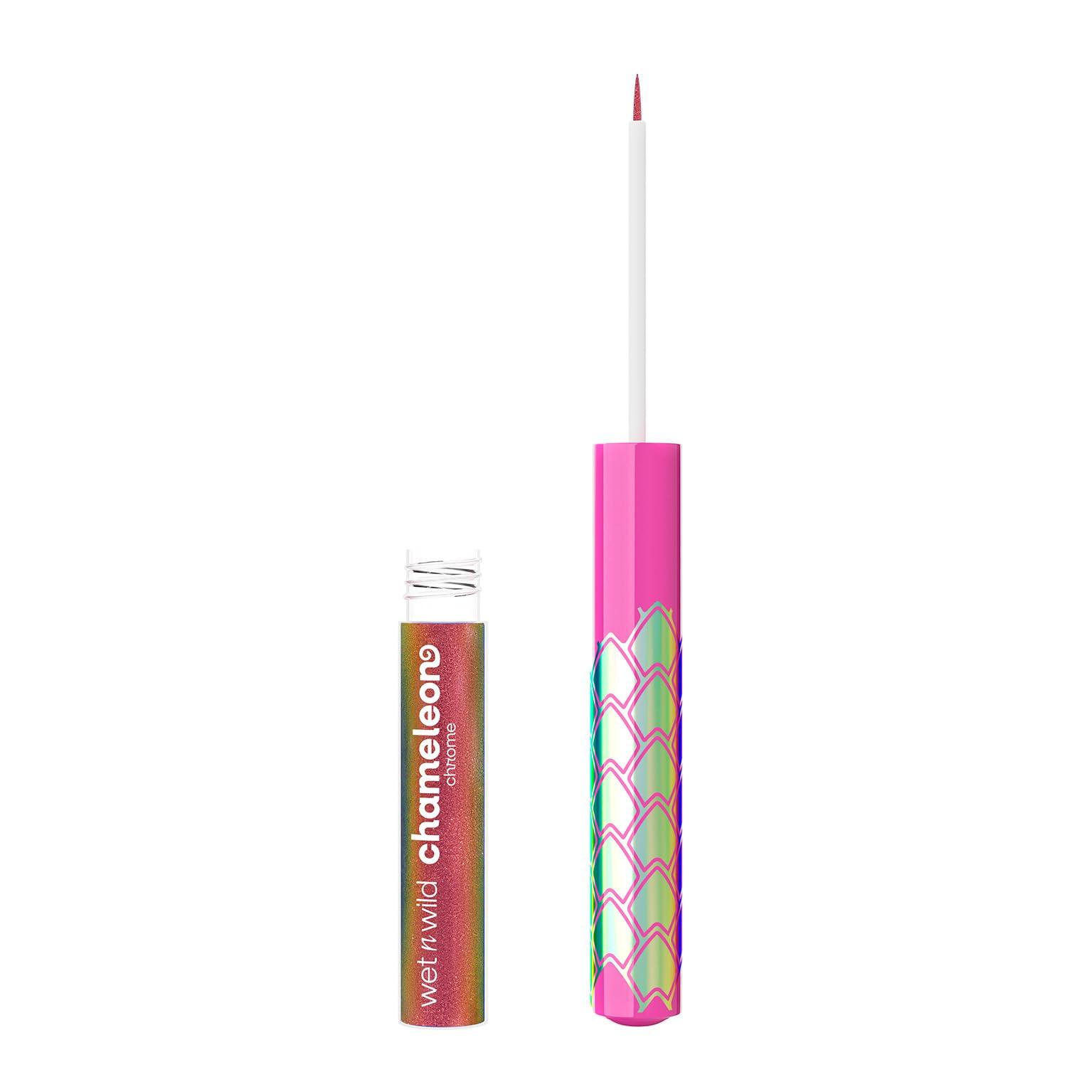 wet n wild Chameleon Chrome Eyeliner, Waterproof and Smudge-Proof, Multichrome Color Shift, Long-Lasting 18-Hour Wear, Cruelty-Free & Vegan – Planet Disco(Galaxy Dancer)