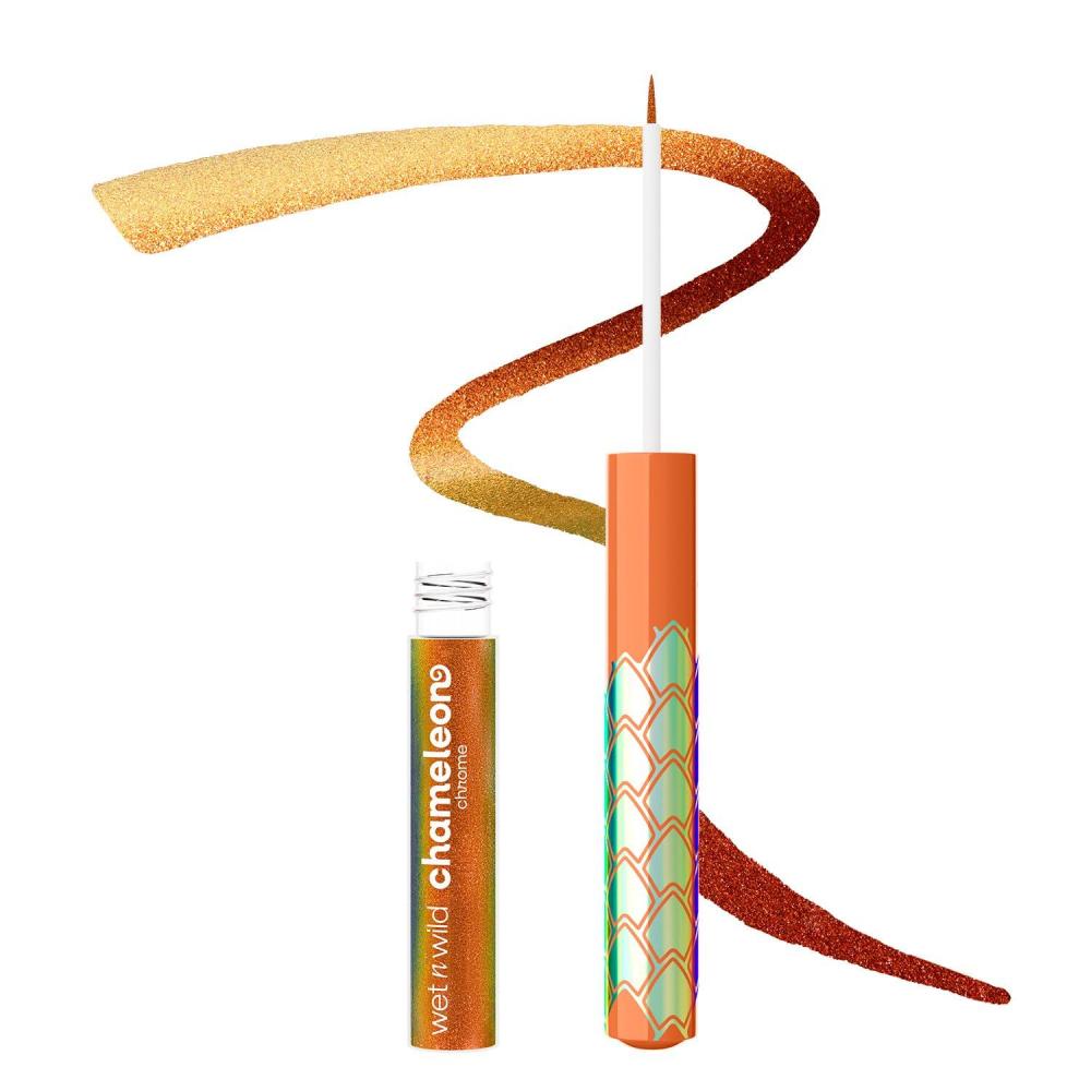 wet n wild Chameleon Chrome Eyeliner, Waterproof and Smudge-Proof, Multichrome Color Shift, Long-Lasting 18-Hour Wear, Cruelty-Free & Vegan – Planet Disco(Turbo Dream)