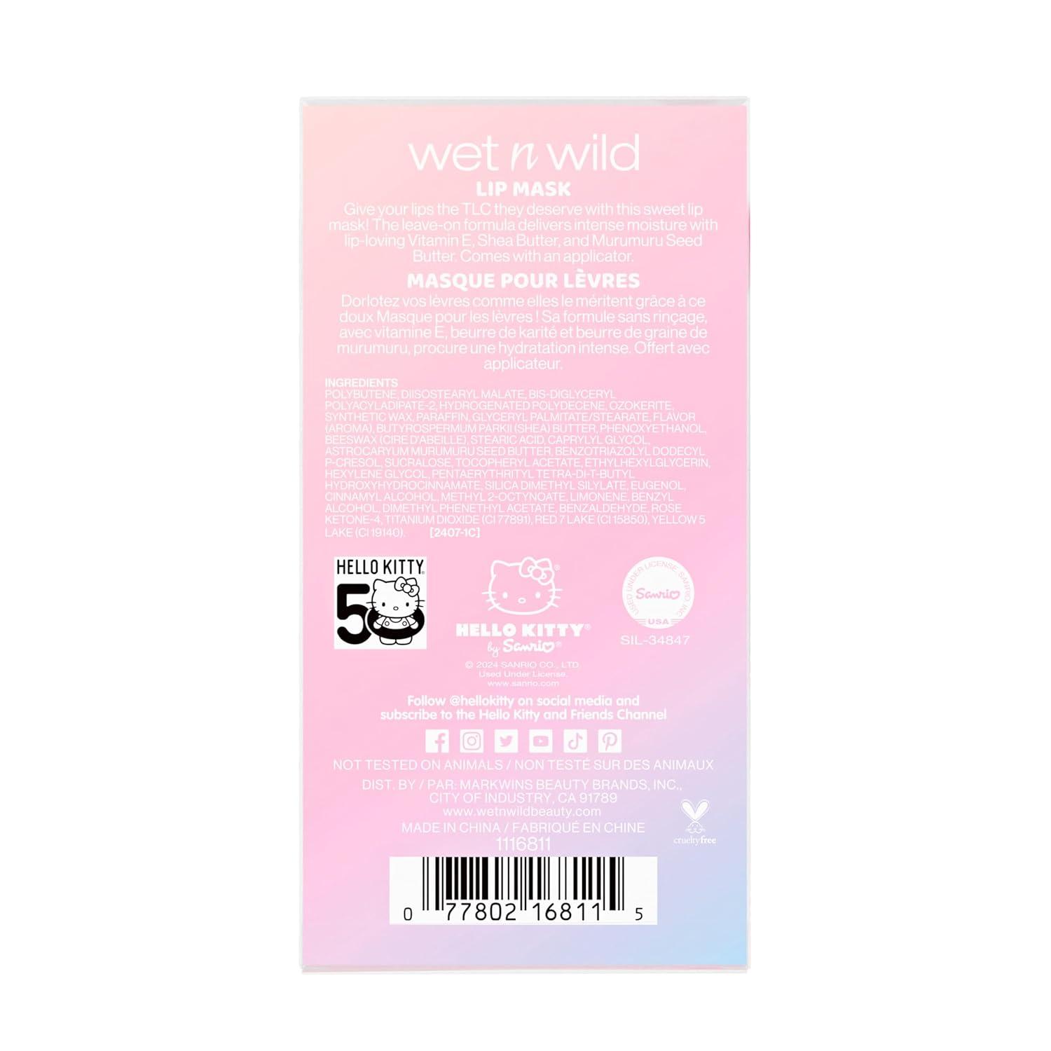 wet n wild My Melody and Kuromi Lip Mask – Hugs (Pink)