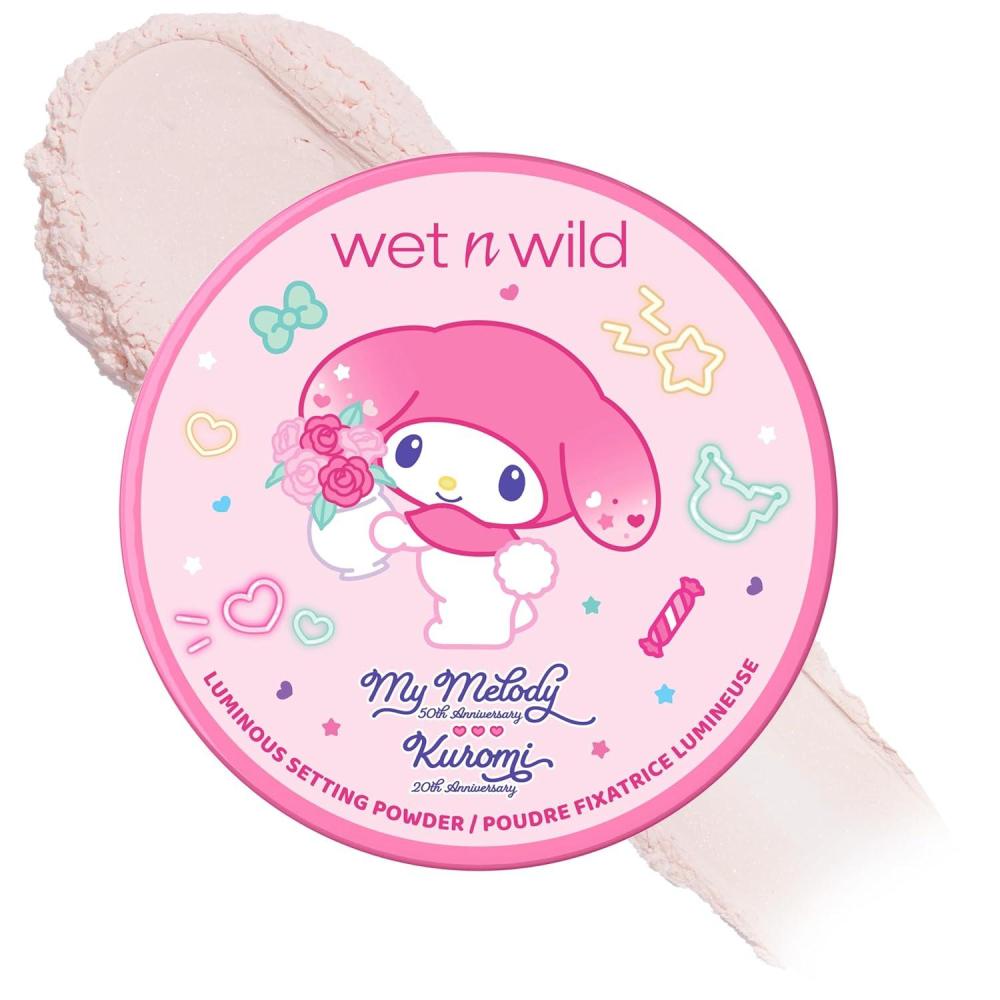 wet n wild My Melody and Kuromi Luminous Loose Setting Powder – Sugar Sparkle