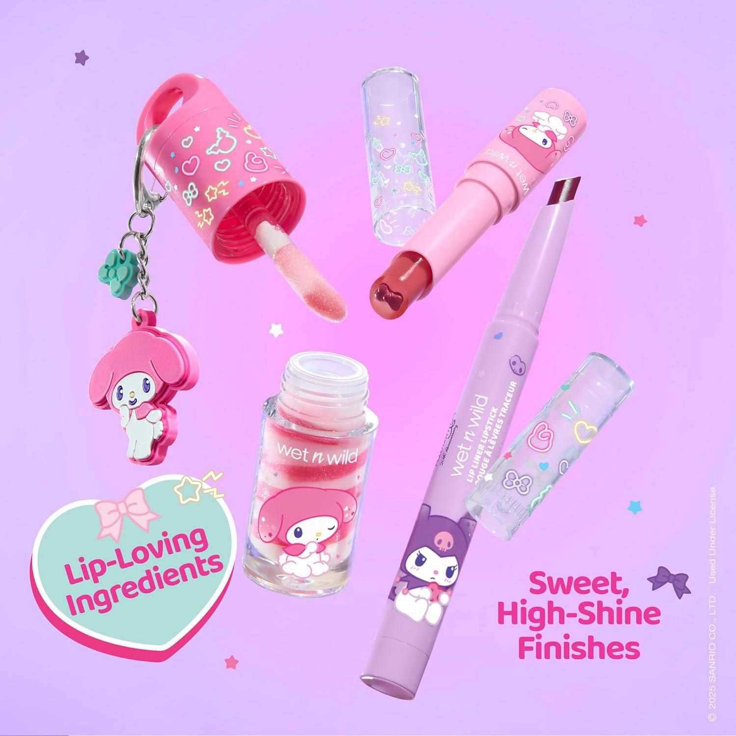 wet n wild My Melody and Kuromi Spiral Lip Gloss W/Keychain Charm – Always Kind