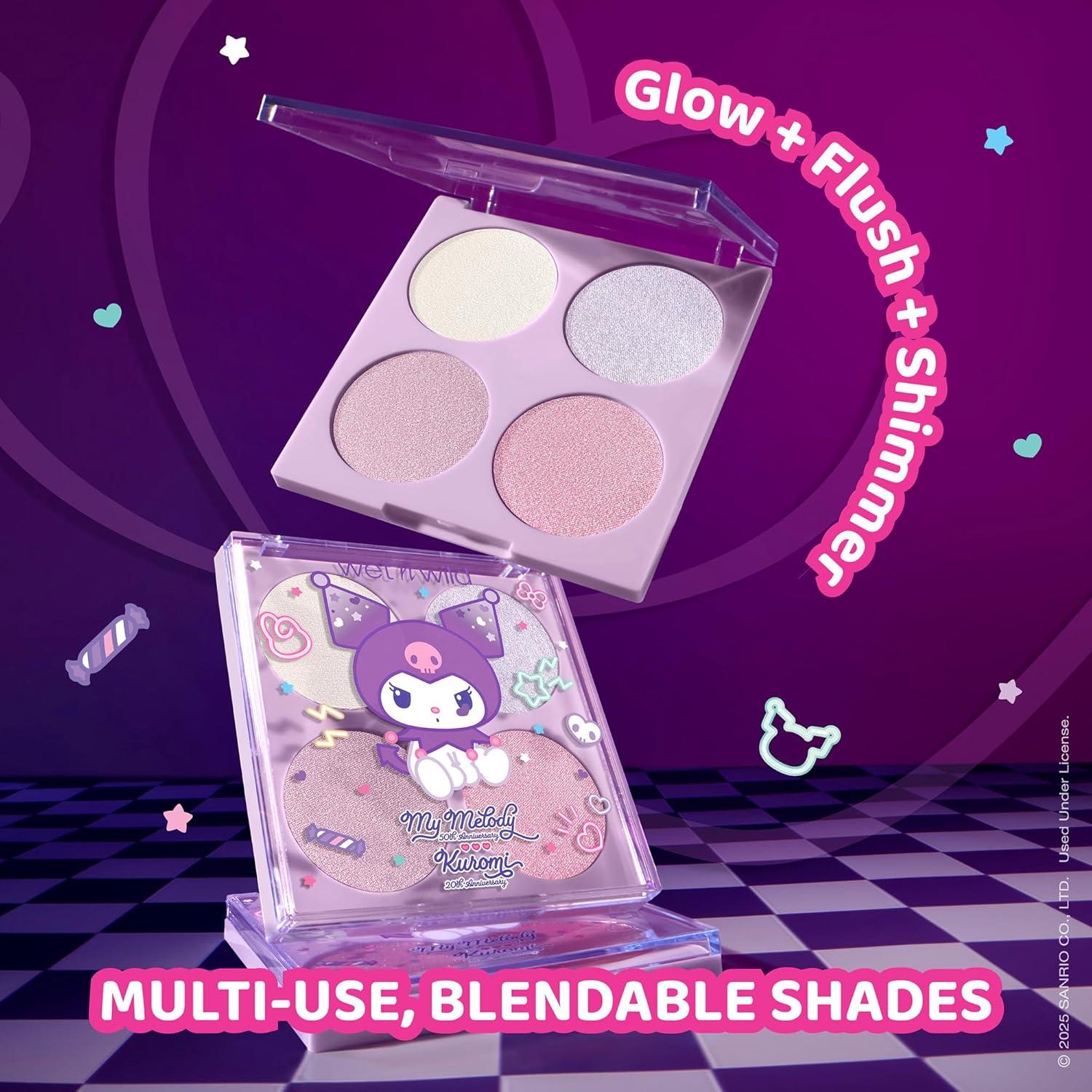 wet n wild My Melody and Kuromi Face Quad – My Attitude