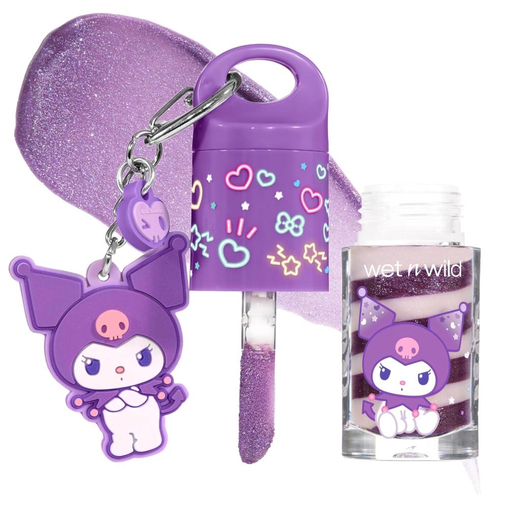 wet n wild My Melody and Kuromi Spiral Lip Gloss W/Keychain Charm – Punk Girl