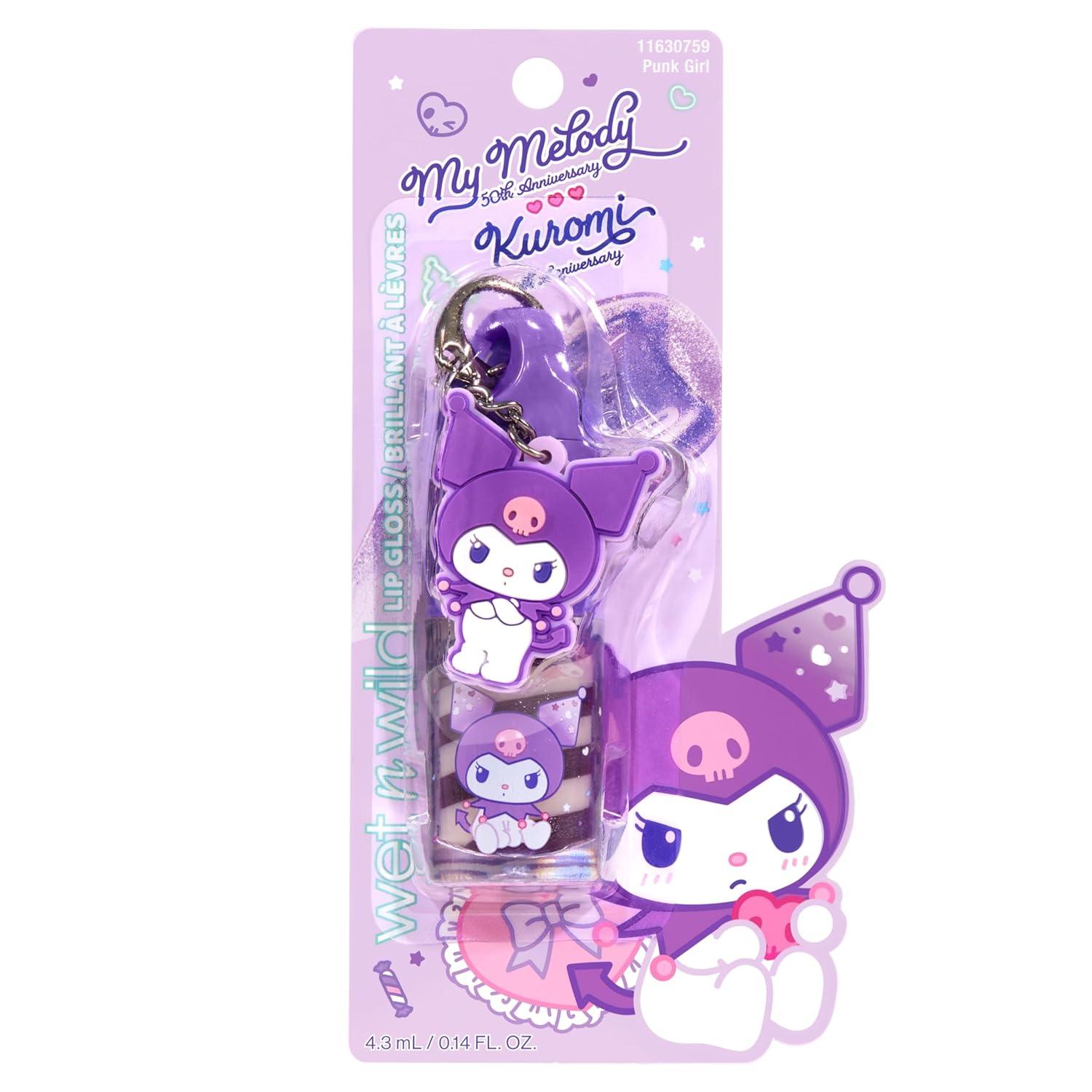 wet n wild My Melody and Kuromi Spiral Lip Gloss W/Keychain Charm – Punk Girl