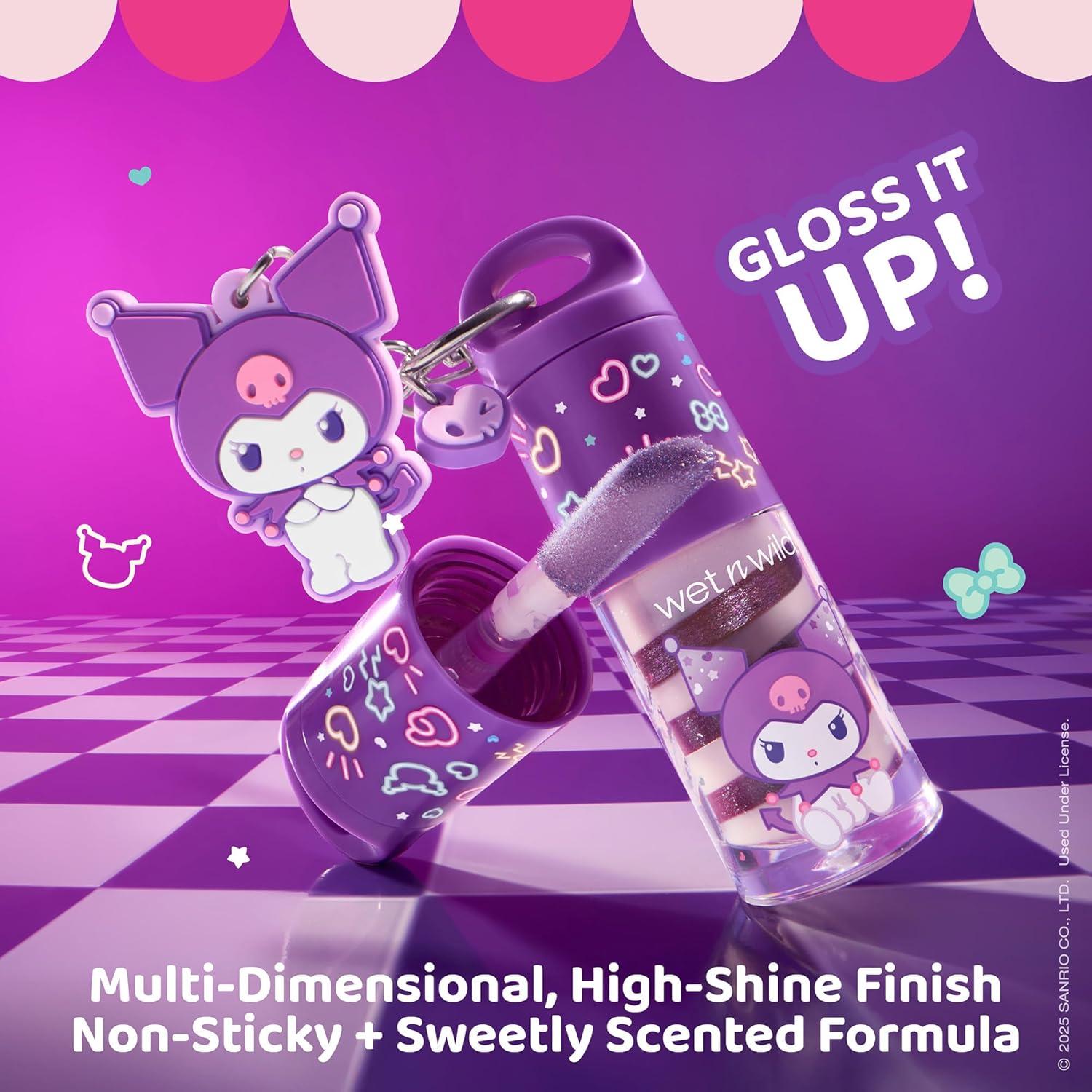 wet n wild My Melody and Kuromi Spiral Lip Gloss W/Keychain Charm – Punk Girl