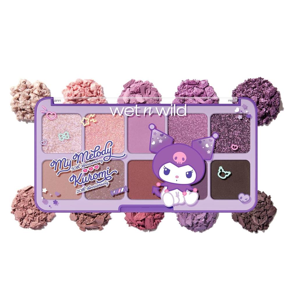 wet n wild My Melody and Kuromi Eye & Face Palette – Cozy Cuteness(Grunge Glam)