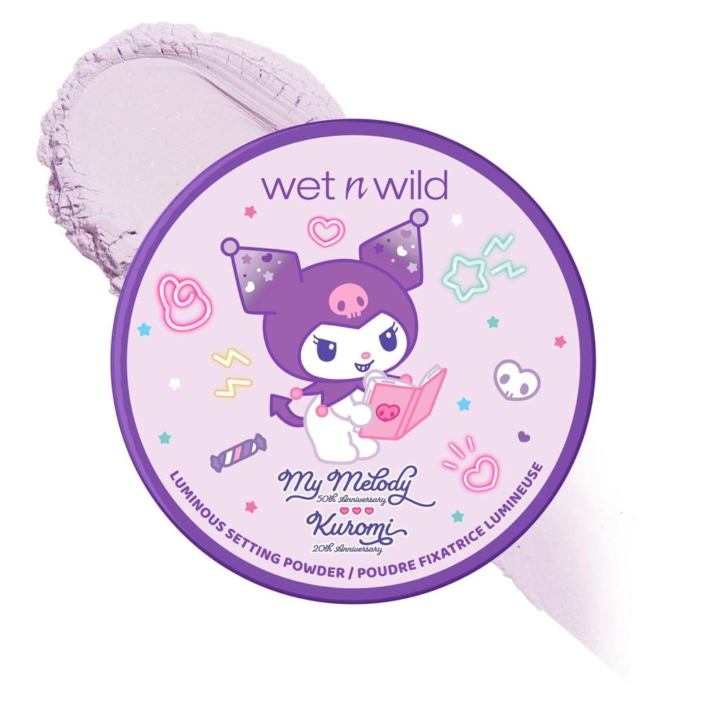 wet n wild My Melody and Kuromi Luminous Loose Setting Powder – Moody Cutie