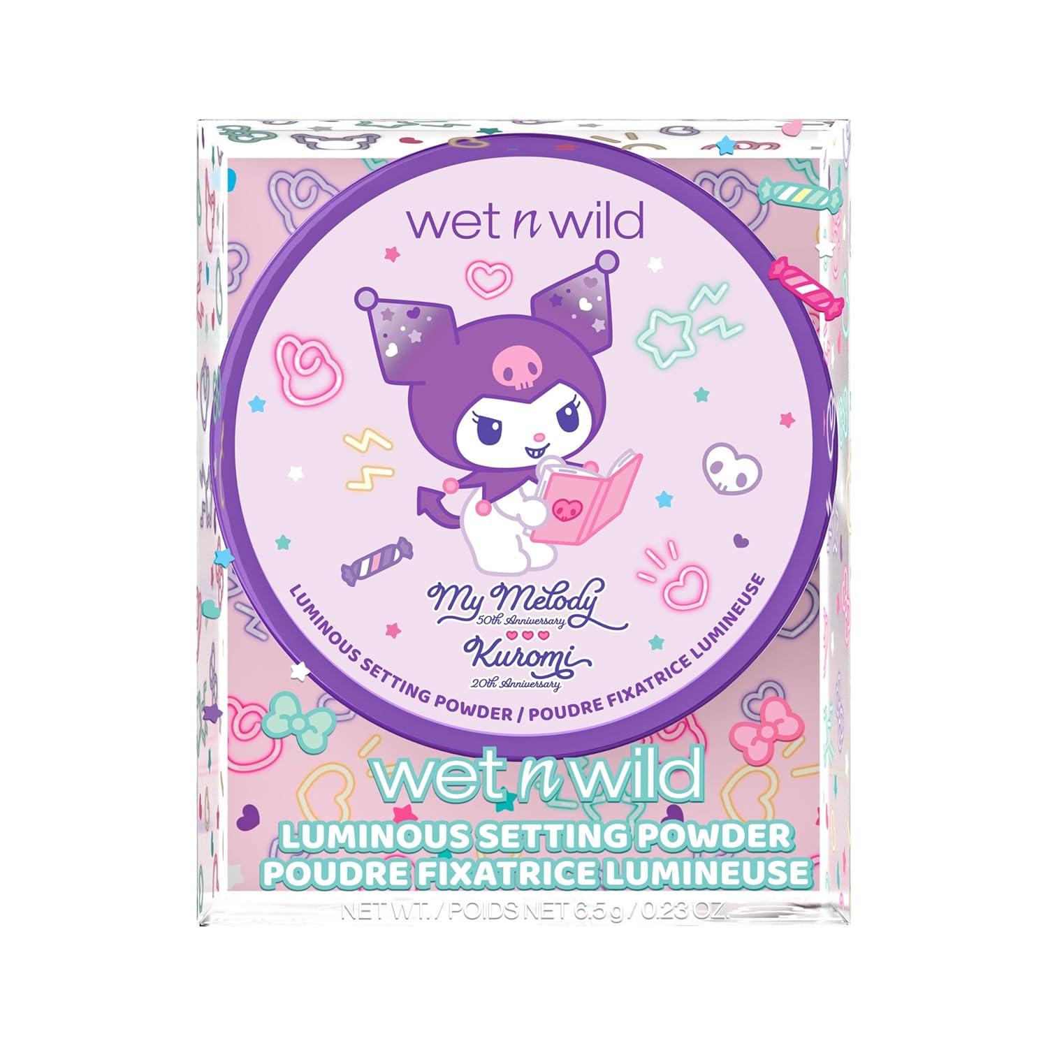 wet n wild My Melody and Kuromi Luminous Loose Setting Powder – Moody Cutie