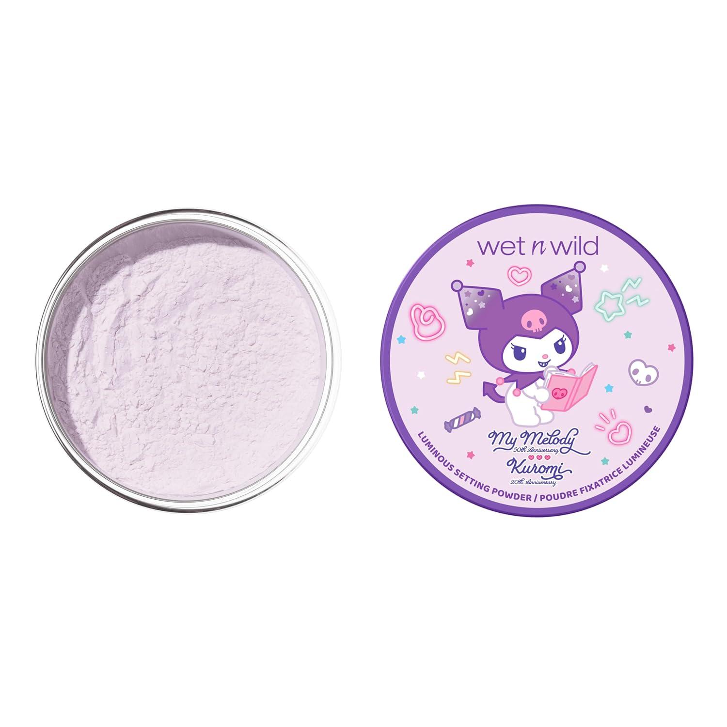 wet n wild My Melody and Kuromi Luminous Loose Setting Powder – Moody Cutie