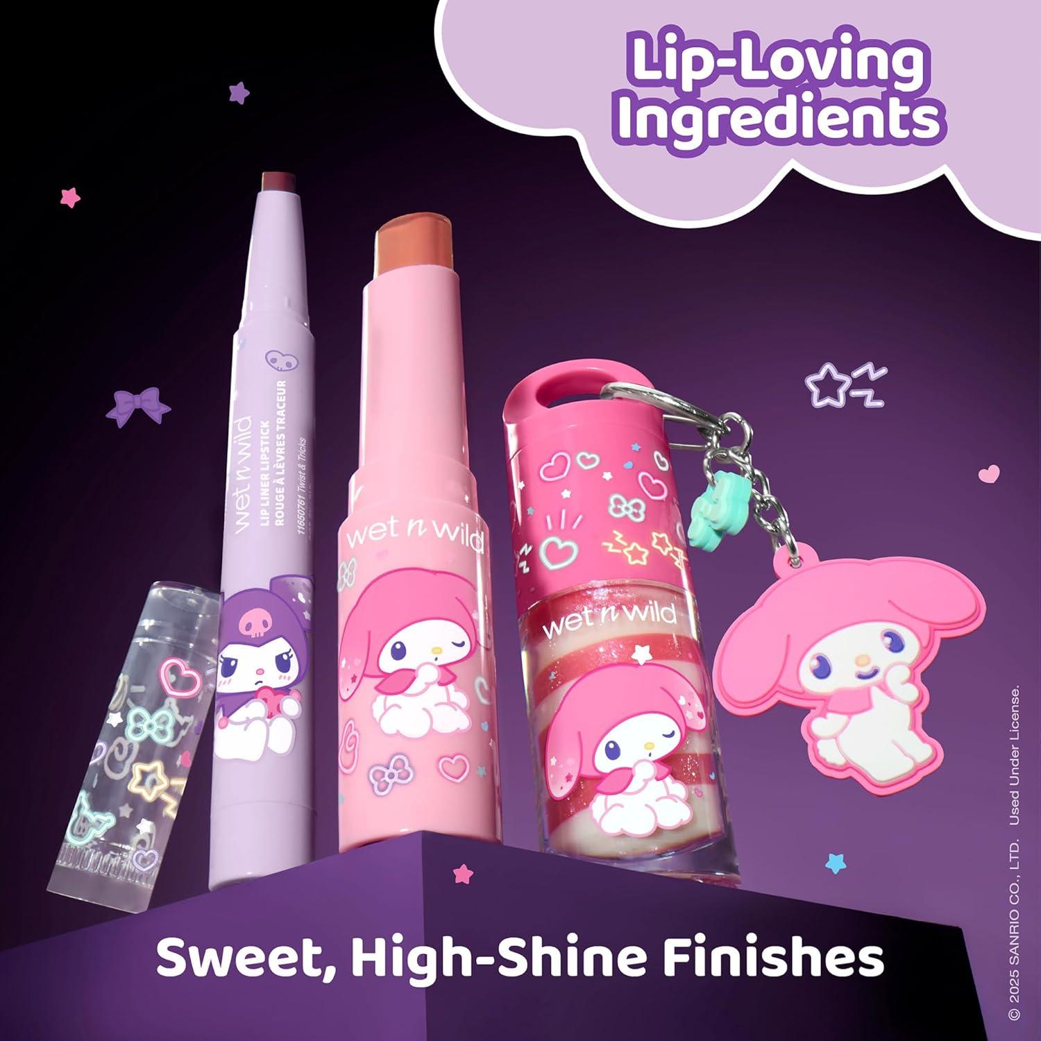 wet n wild My Melody and Kuromi Glossy Lip Balm – Skull Crush