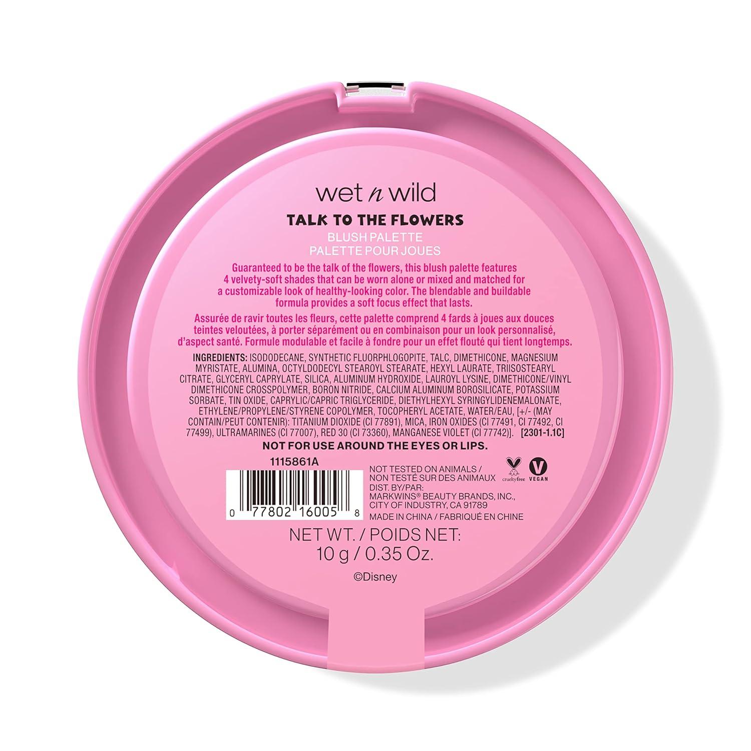 wet n wild Talk To The Flowers Blush Palette Alice In Wonderland Collection