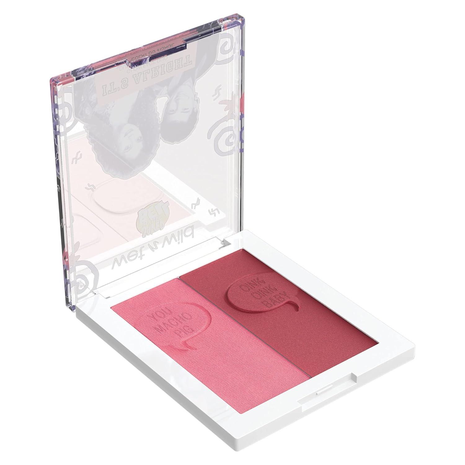 wet n wild Marilyn Monroe Collection Icon Blush – Velvety Pearlescent Powder Blush, Buildable & Blendable Formula Infused with Vitamin E, Includes Sponge Applicator, Cruelty-Free – Rose(It’s Alright)