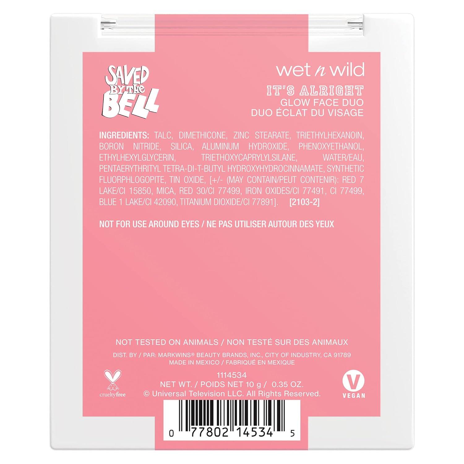 wet n wild Marilyn Monroe Collection Icon Blush – Velvety Pearlescent Powder Blush, Buildable & Blendable Formula Infused with Vitamin E, Includes Sponge Applicator, Cruelty-Free – Rose(It’s Alright)