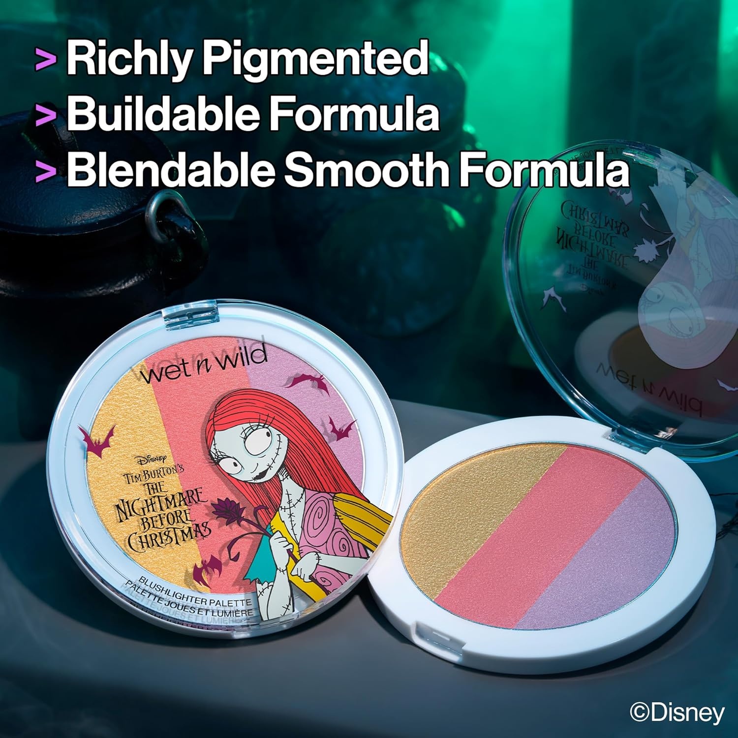wet n wild Hello Kitty Ombre Blush, Buildable, Blendable Customizable Color, New Gradient Formula, Cruelty-Free & Vegan – Cotton Candy(Multicolor)