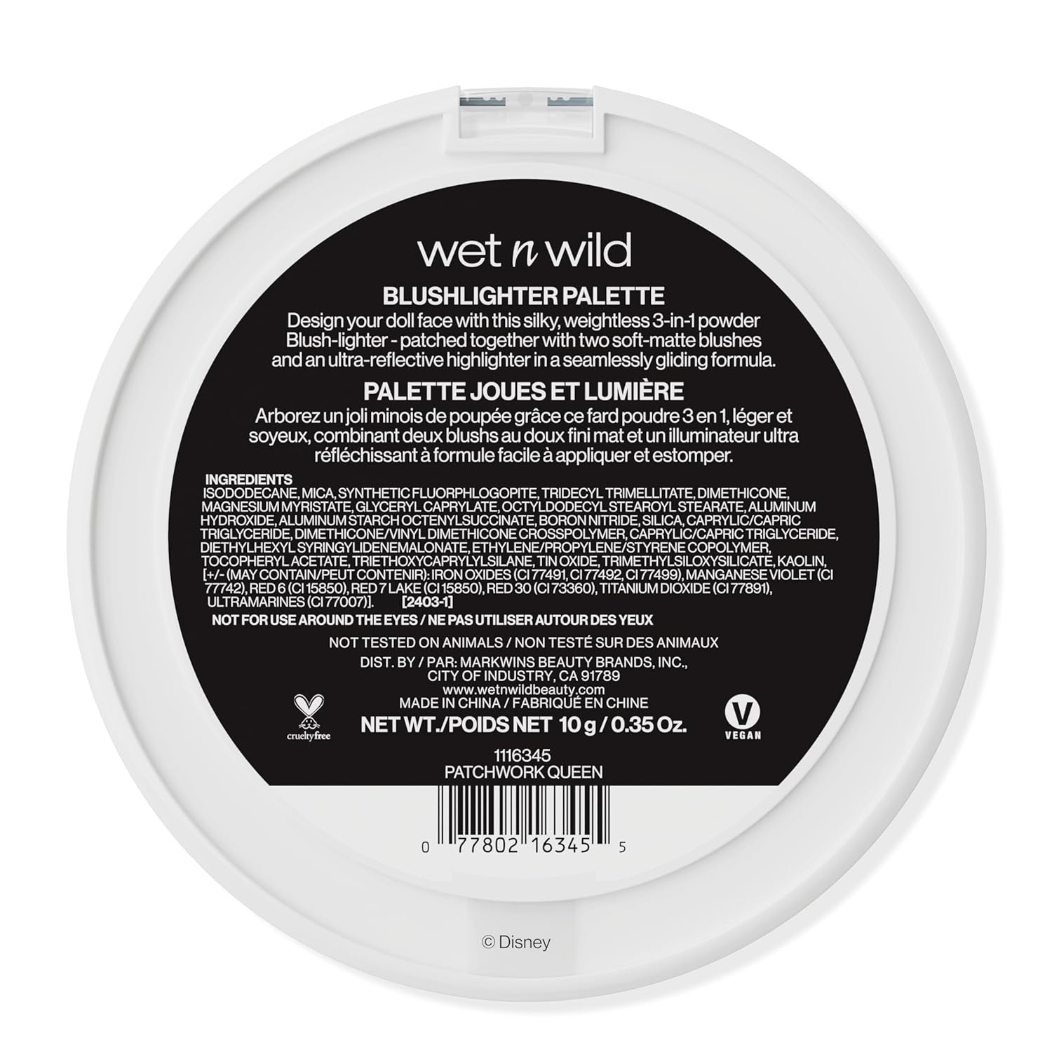 wet n wild Hello Kitty Ombre Blush, Buildable, Blendable Customizable Color, New Gradient Formula, Cruelty-Free & Vegan – Cotton Candy(Multicolor)
