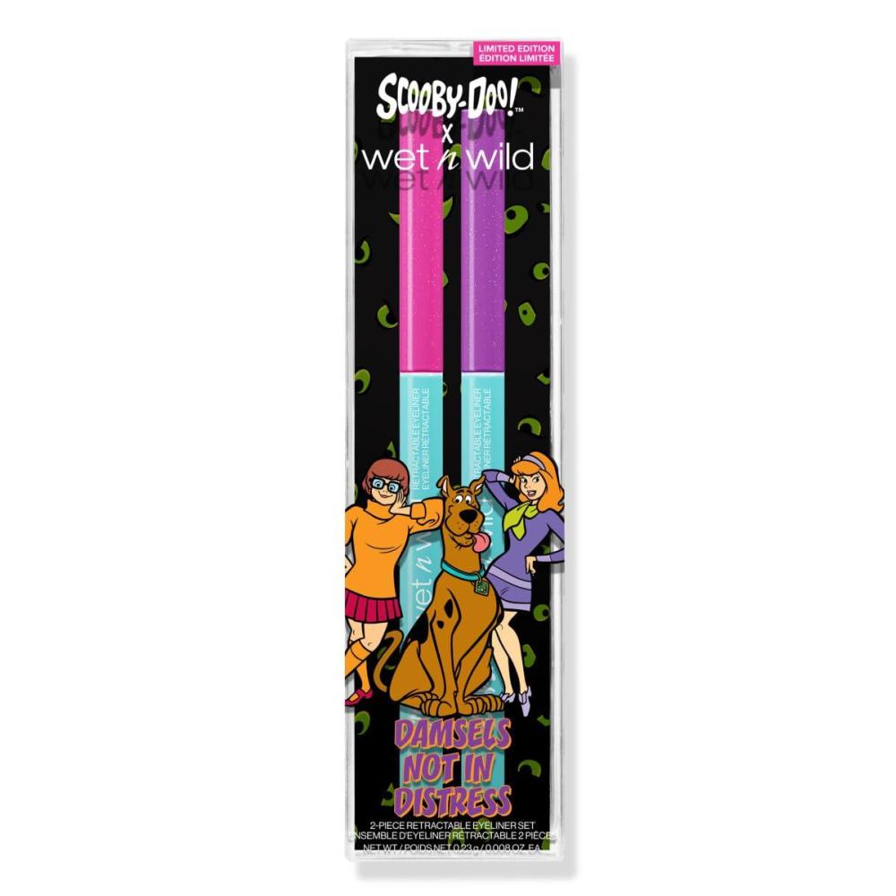 wet n wild Scooby Doo Collection Damsels Not In Distress 2-Piece Retractable Eyeliner Set(Duocrhome)