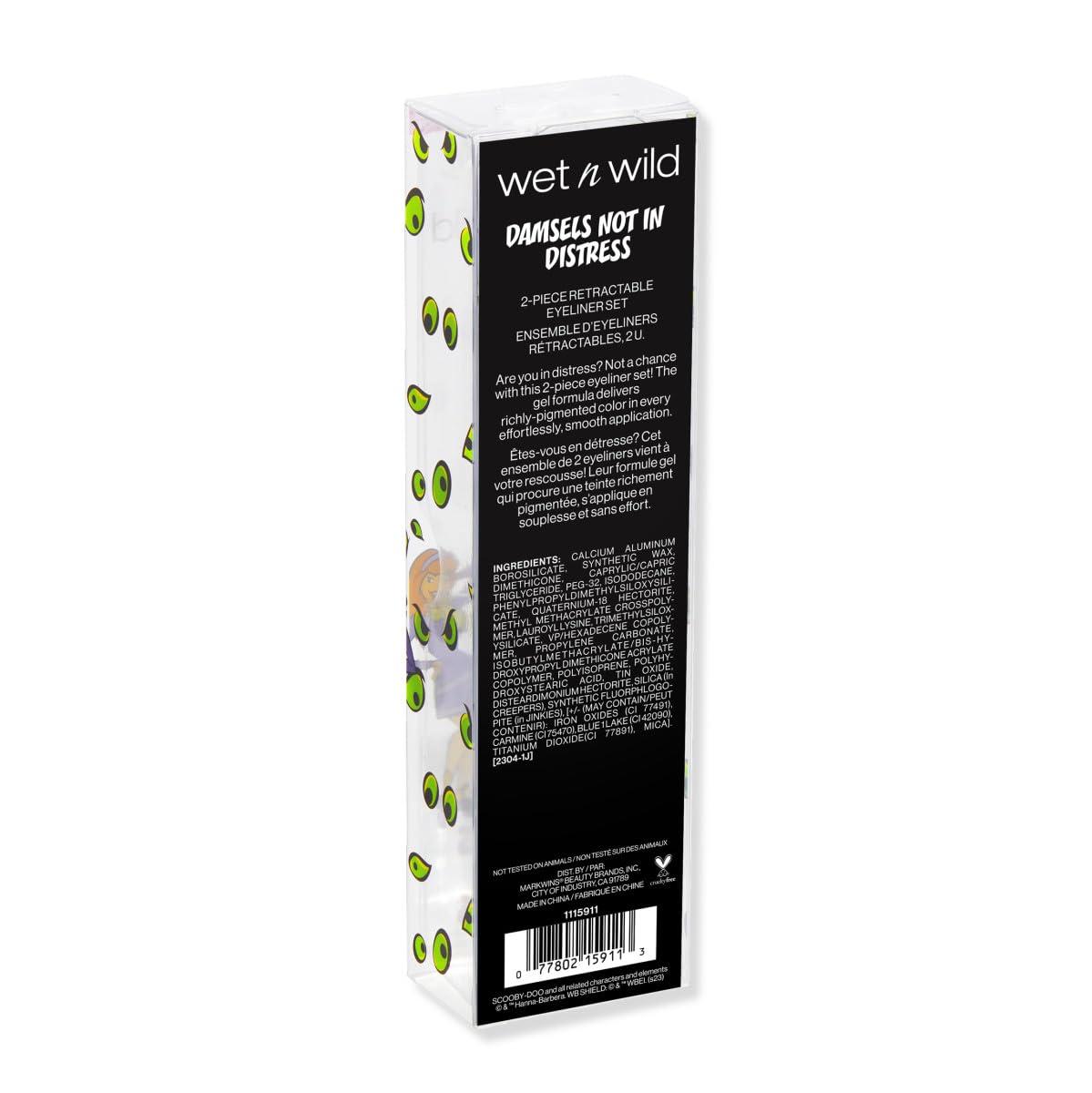 wet n wild Scooby Doo Collection Damsels Not In Distress 2-Piece Retractable Eyeliner Set(Duocrhome)