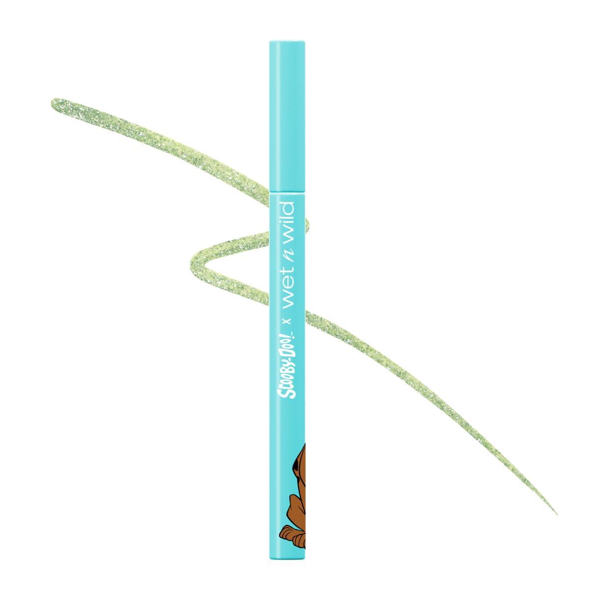 wet n wild Scooby Doo Old School Swag Shimmer Liquid Eyeliner – Glitter-Infused Formula for Bold Eye Looks, Easy Glide Precision Tip, Cruelty-Free & Vegan – Zoinks
