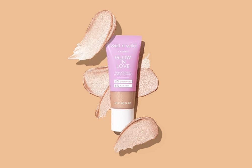 wet n wild Chameleon Chrome Highlighter, Dynamic Color Shift, Liquid-to-Baked Texture, Customizable Luminous Radiance, Cruelty-Free – Venus Swing(Light Gold)